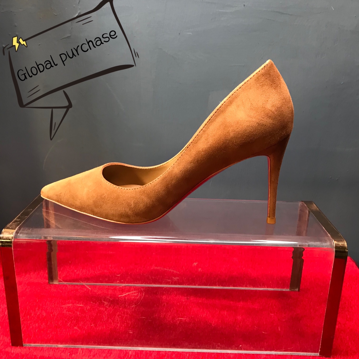 NO:604777,High-end customized classic series!  H8.5Cm, size 34-42. Customized model, non-returnable and non-exchangeable 9039-001. Candy-colored deerskin. Candy-colored sheepskin lining. Official website synchronization Standard European code No: 9039-001 Color: brown/brown Material: veau velours Lining: goat leather Heel heigh: 8.5Cm Sole: leather sole Size: EUR 34-42 (US  4-11):,,christian louboutin,sheepskin19860909高端订制 精典款系列！ H8.5Cm,尺码34-42码. 订制款,不退不换9039-001.蕉糖色鹿皮.蕉糖色羊皮里.官网同步 标准欧码 No:9039-001 Color:brown/brown Material:veau velours Lining:goat leather Heel heigh:8.5Cm Sole:leather sole Size:EUR 34－42（US 4一11) :,,christian louboutin,sheepskin,Women's Shoes