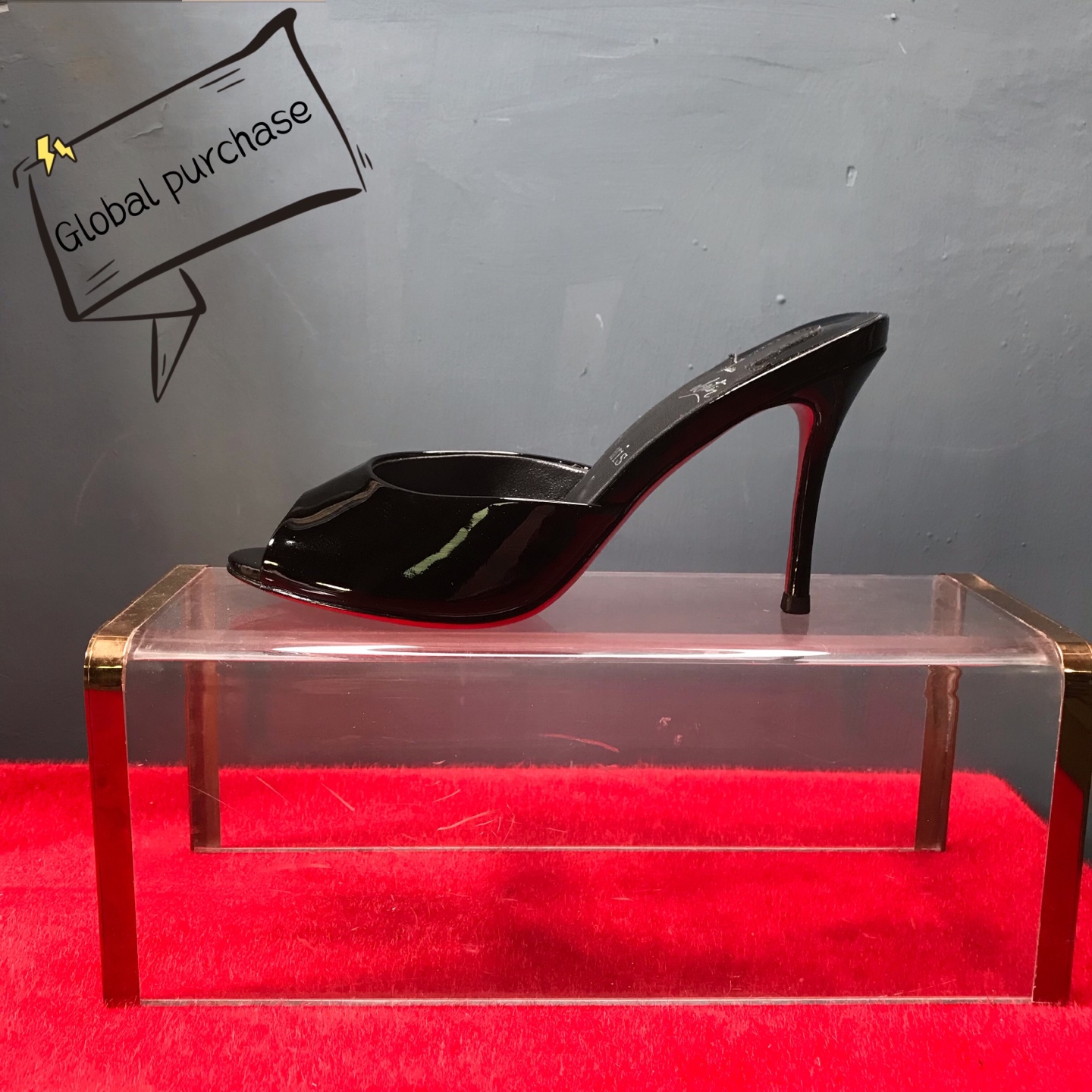 NO:620767,High-end customized autumn and winter sandals series!  H10Cm, size 34-42. Genuine leather outsole. Customized model. Non-refundable and non-exchangeable. -1A. Black leather and black sheepskin lining. Official website synchronization Standard European size Reference:-1A Color: black/black Material: prtent Lining: goat leather Heel heigh: 10Cm Sole: leather sole Size: EUR 34-42 (US 4-11):,,christian  louboutin,sandals,sheepskin,leather soles19860909高端订制 秋冬凉鞋系列！ H10Cm,尺码34-42码.真皮大底.订制款.不退不换.-1A.黑柒皮黑羊皮里.官网同步 标准欧码 Reference:-1A Color:black/black Material:prtent Lining:goat leather Heel heigh:10Cm Sole:leather sole Size:EUR 34－42（US 4一11) :,,christian louboutin,sandals,sheepskin,Leather soles,Women's Shoes