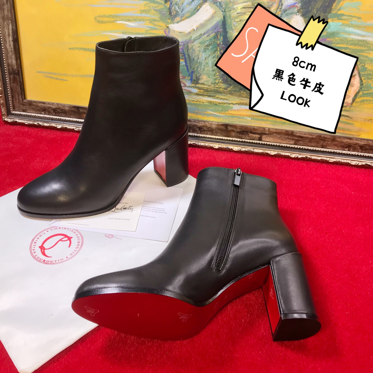 NO:620805,High-end customized autumn and winter boots series!  H8.5Cm, size 35-42. Leather extended outsole, 319-11 black cowhide, official website synchronization. Standard European code Reference: 319-11 Color: black Material: cowhide Lining: sheep leather Heel height: 8.5Cm Sole: leather sole Size: EUR 35-42 (US 4-11):,, christian louboutin, boots, cowhide19860909高端订制 秋冬靴系列！ H8.5Cm,尺码35-42码.真皮延条大底,,319－11黑牛皮,官网同步. 标准欧码 Reference:319－11 Color:black Material:cowhide Lining:sheep leather Heel heigh:8.5Cm Sole:leather sole Size:EUR 35－42（US 4一11) :,,christian louboutin,boots,cowhide,Women's Shoes