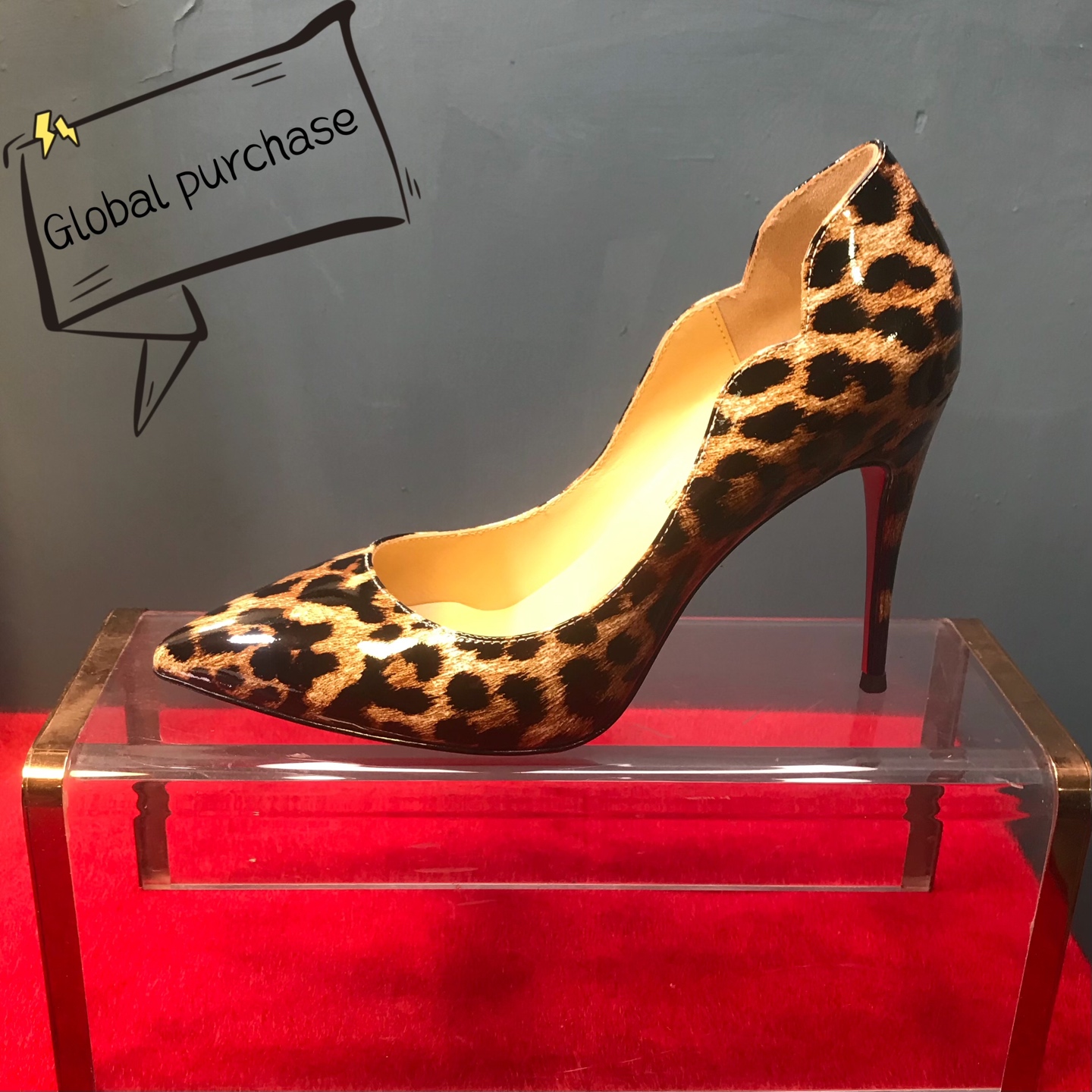 NO:620825,High-end customized autumn and winter leopard print fans classic series!  H10Cm, size 34-42. Customized model, non-returnable and non-exchangeable. The leopard print patterns on the left and right feet do not match. This is normal. 9033-Leopard print seven leather. Standard European code Reference:9033- Color:multi Material:Graffiti skin Lining:goat leather Heel heigh:10Cm Sole:leather sole Size:EU 34-42 (US 4-11):,,christian louboutin19860909高端订制秋冬豹纹扇面 精典系列！ H10Cm,尺码34-42码.订制款,不退不换.左右脚豹纹图不配对.属正常现象.9033-豹纹柒皮. 标准欧码 Reference:9033- Color:multi Material:Graffiti skin Lining:goat leather Heel heigh:10Cm Sole:leather sole Size:EU 34－42（US 4一11) :,,christian louboutin,Women's Shoes