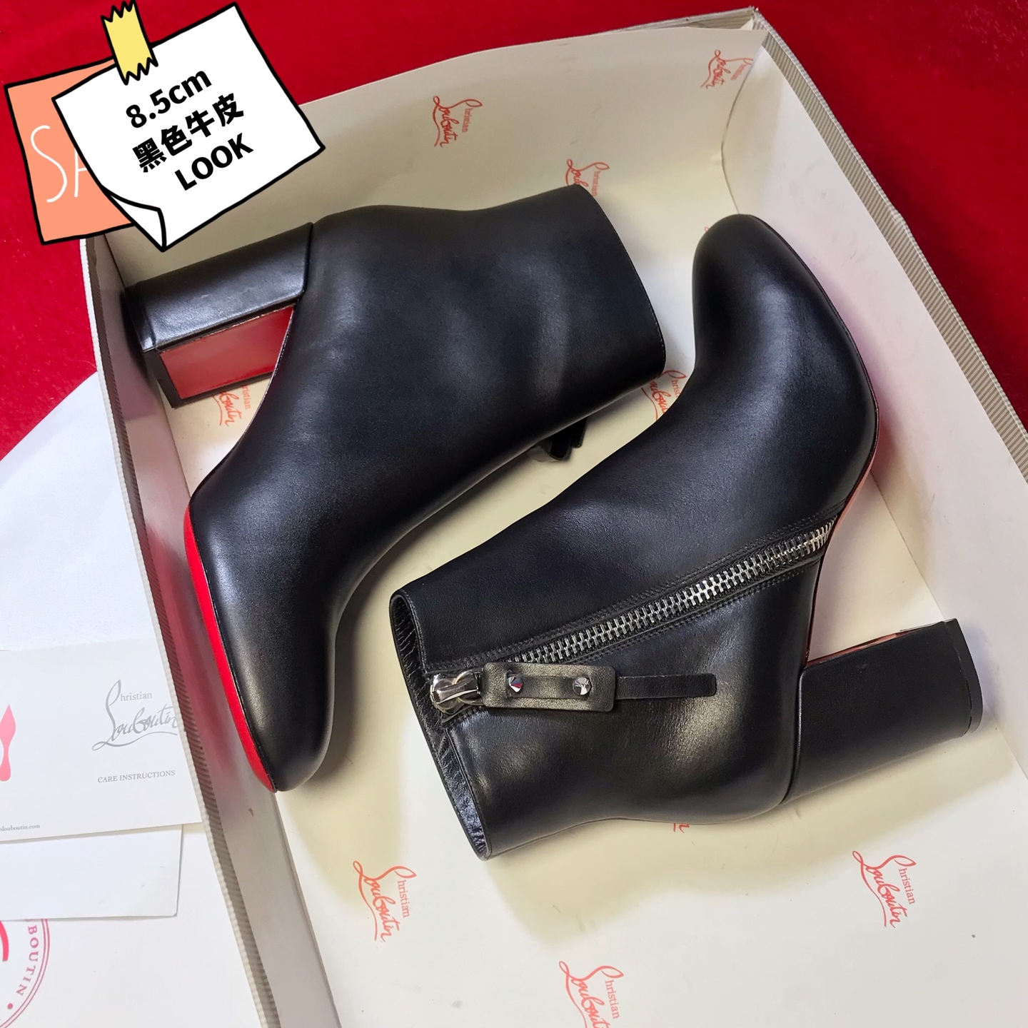NO:620886,High-end customized autumn and winter boots series!  H8.5Cm, size 35-42. Leather outsole. 31-08 black cowhide, official website synchronization. Standard European size Reference:31-08 Color:black Material:cowhide Lining:sheep leather Heel high:8.5Cm Sole:leather sole Size:EUR 35-42 (US 4-11):,,christian louboutin,boots,cowhide,Leather soles19860909高端订制 秋冬靴系列！ H8.5Cm,尺码35-42码.真皮大底.31－08黑牛皮,官网同步. 标准欧码 Reference:31－08 Color:black Material:cowhide Lining:sheep leather Heel heigh:8.5Cm Sole:leather sole Size:EUR 35－42（US 4一11) :,,christian louboutin,boots,cowhide,Leather soles,Women's Shoes