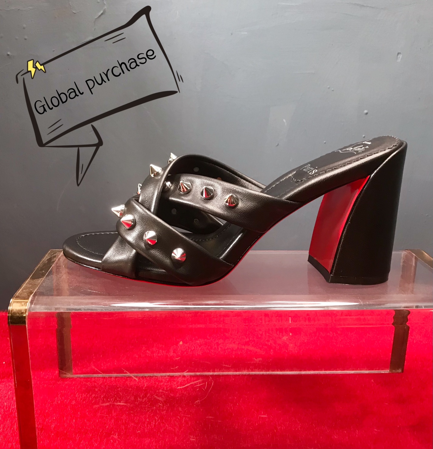 NO:643343,High-end customized autumn and winter classic series!  H8.5Cm, size 34-42. Customized, non-returnable and non-exchangeable, official website synchronization. L39160 black sheepskin, black sheepskin lining car pads. Silver large rivets, standard European code Reference: L39160 Color: black/black Material: cowhide Lining: goat leather Heel heigh: 8.5Cm Sole: leather sole Size: EU 34-42 (US 4-11):,, christian  loudoutin,sheepskin19860909高端订制 秋冬精典款系列！ H8.5Cm,尺码34-42码.订制不退不换官网同步.L39160黑绵羊皮,黑羊皮里车垫脚.银大铆钉 标准欧码 Reference:L39160 Color:black/black Material:cowhide Lining:goat leather Heel heigh:8.5Cm Sole:leather sole Size:EU 34－42（US 4一11) :,,christian louboutin,sheepskin,Women's Shoes