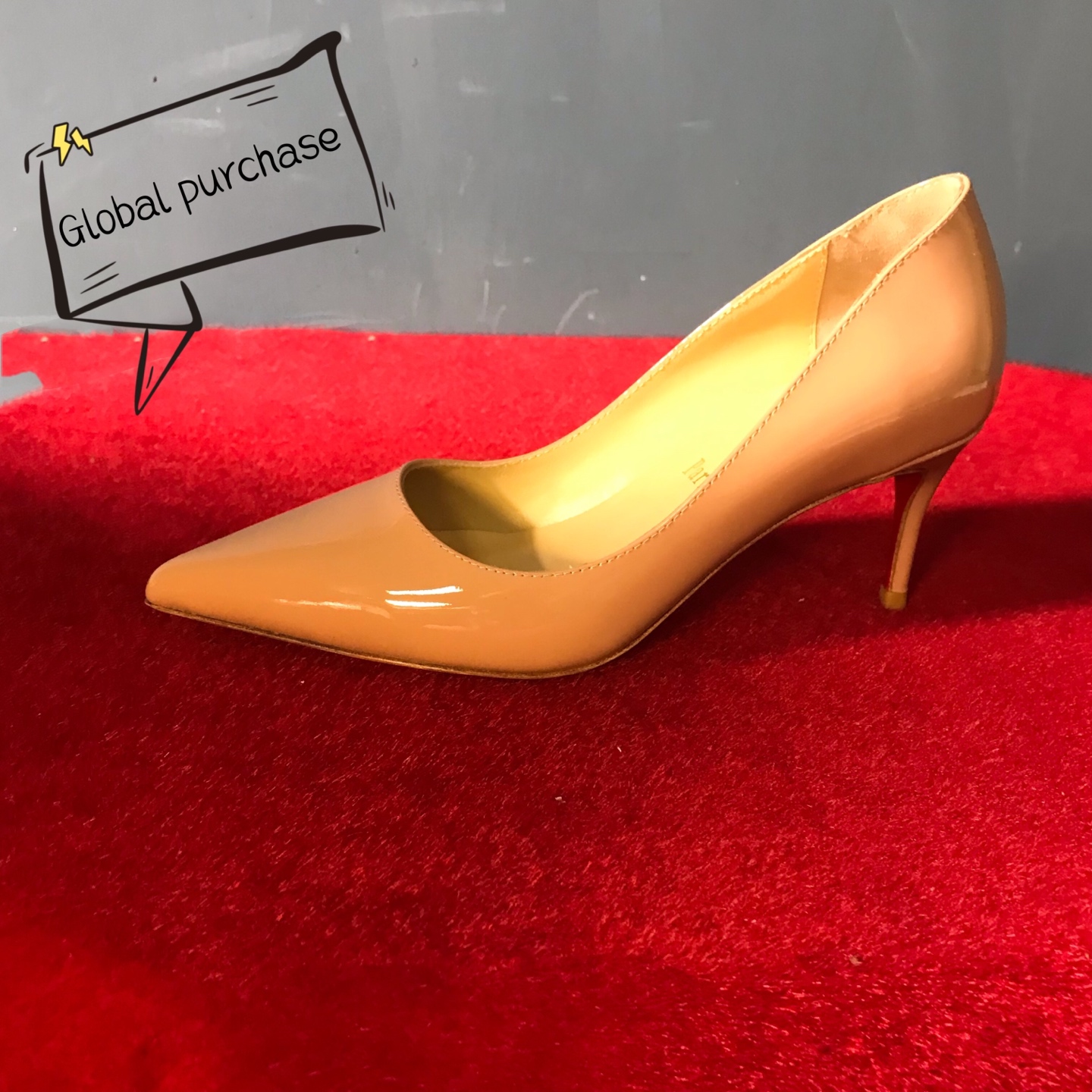 NO:643336,High-end customized classic series!  H7Cm, size 34-42. Customized, non-refundable and non-exchangeable - 002 nude leather, standard European size Reference:-002 Color: nude Material: patent leather Lining: goat leather Heel high: 7Cm Sole: leather sole Size: EUR34-42 (US 4-11):,, christian louboutin19860909高端订制 精典款系列！ H7Cm,尺码34-42码.订制不退不换-002裸柒皮 标准欧码 Reference:-002 Color:nude Material:patent leather Lining:goat leather Heel heigh:7Cm Sole:leather sole Size:EUR34－42（US 4一11) :,,christian louboutin,Women's Shoes