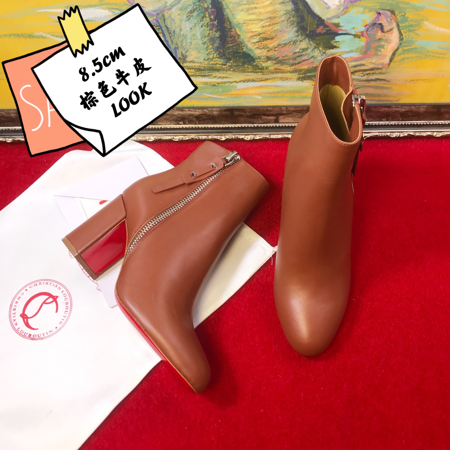 NO:689961,High-end customized autumn and winter boots series!  H8.5Cm, size 35-42. Leather outsole. 31-08 brown cowhide, official website synchronization. Standard European. Reference:31-08 Color:brown Material:cowhide Lining:sheep leather Heel high:8.5Cm Sole:leather sole Size:EUR 35-42 (US 4-11):,,christian louboutin,boots,cowhide,Leather soles19860909高端订制 秋冬靴系列！ H8.5Cm,尺码35-42码.真皮大底.31－08棕色牛皮,官网同步. 标准欧. Reference:31－08 Color:brown Material:cowhide Lining:sheep leather Heel heigh:8.5Cm Sole:leather sole Size:EUR 35－42（US 4一11) :,,christian louboutin,boots,cowhide,Leather soles,Women's Shoes