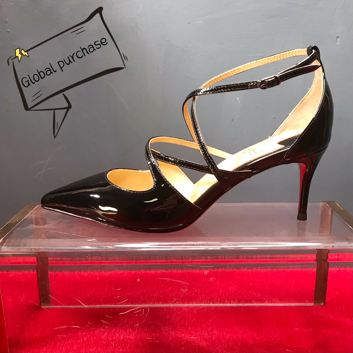 NO:689965,High-end customized classic model H7Cm, size 34-42. Customized model, official website synchronization, non-refundable and non-exchangeable. -029 Black Seven Leather Standard European Code Reference:-029 Color: black Material: patent Lining: goat leather Heel high: 7Cm Sole: leather sole Size: EUR 34-42 (US 4-11):,, christian louboutin19860909高端订制 精典款 H7Cm,尺码34-42码.订制款,官网同步不退不换.-029黑柒皮 标准欧码 Reference:-029 Color:black Material:patent Lining:goat leather Heel heigh:7Cm Sole:leather sole Size:EUR 34－42（US 4一11) :,,christian louboutin,Women's Shoes