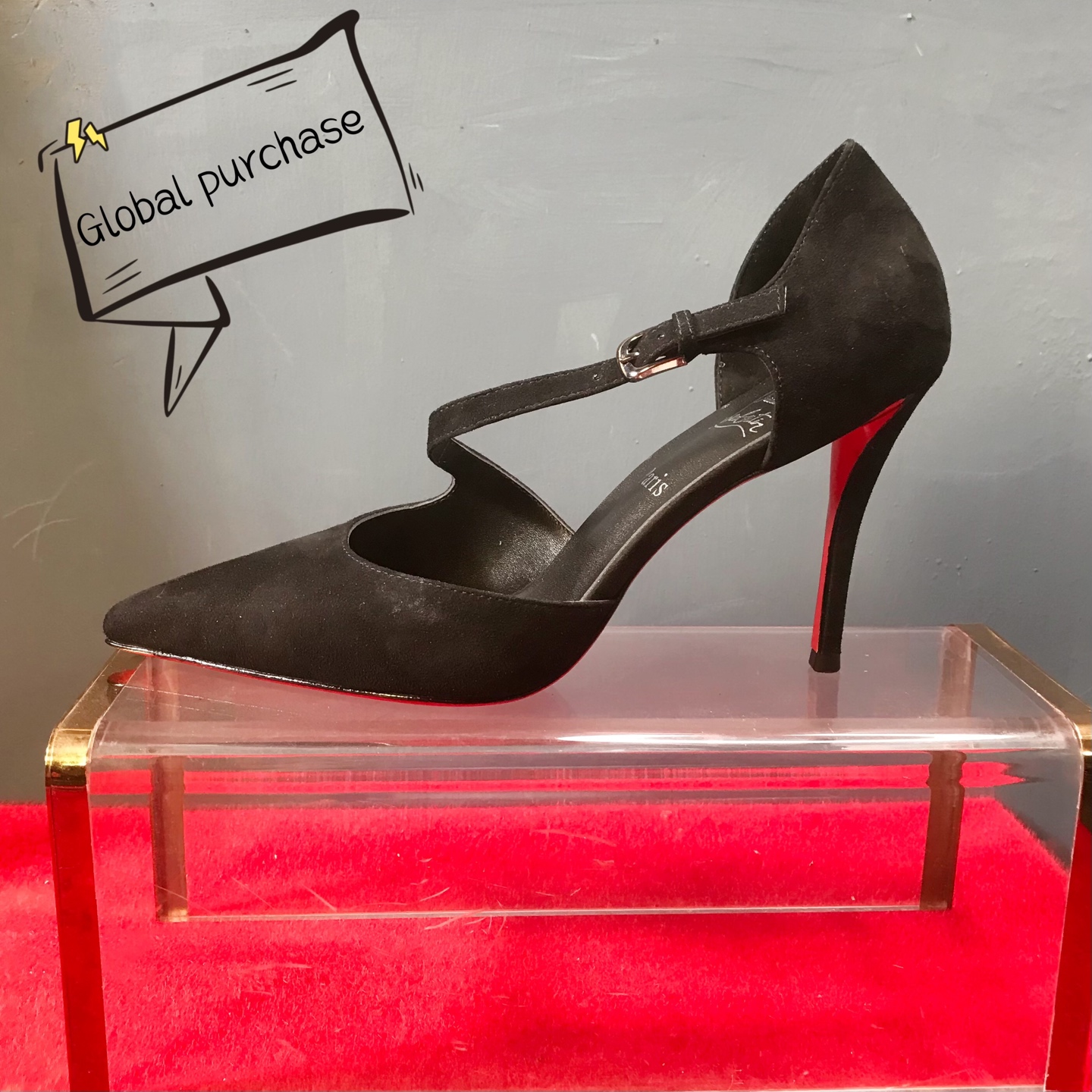 NO:711550,High-end customized 2026 spring and summer classic series!  H10Cm, size 34-42. Genuine leather outsole, non-returnable and non-exchangeable. Black deerskin. Black sheepskin lining. Official website synchronized. Standard European size Reference: Q18- Color: black/black Material: veau velourd Lining: goat leather Heel heigh: 10cm Sole: leather sole Size: EUR 34-42 (US 4-11):,,christian  louboutin,sheepskin,leather soles19860909高端订制 2026春夏精典款系列！ H10Cm,尺码34-42码. 真皮大底,制款不退不换.Q18-.黑色鹿皮.黑羊皮里.官网同步 标准欧码 Reference:Q18- Color:black/black Material:veau velourd Lining:goat leather Heel heigh:10cm Sole:leather sole Size:EUR 34－42（US 4一11) :,,christian louboutin,sheepskin,Leather soles,Women's Shoes