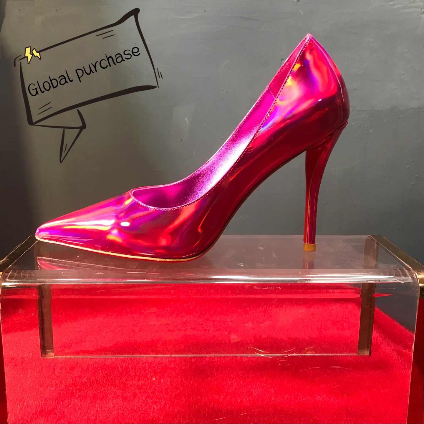 NO:728733,High-end customized 2026 spring and summer classic series! H10Cm, size 34-42. Genuine leather outsole, customized models are non-returnable and non-exchangeable. 18-001. Laser rose red leather. Rose red metallic sheepskin lining. Official website synchronization Standard European code Reference: 18-001 Color: rose/rose Material: TPU Lining: goat leather Heel heigh: 10cm Sole: leather sole Size: EUR 34-42 (US 4-11):,, christian louboutin,sheepskin,leather soles19860909高端订制 2026春夏精典款系列！ H10Cm,尺码34-42码. 真皮大底,订制款不退不换.18-001.雷射玫紅皮.玫紅色金屬羊皮里.官网同步 标准欧码 Reference:18-001 Color:rose/rose Material:TPU Lining:goat leather Heel heigh:10cm Sole:leather sole Size:EUR 34－42（US 4一11) :,,christian louboutin,sheepskin,Leather soles,Women's Shoes