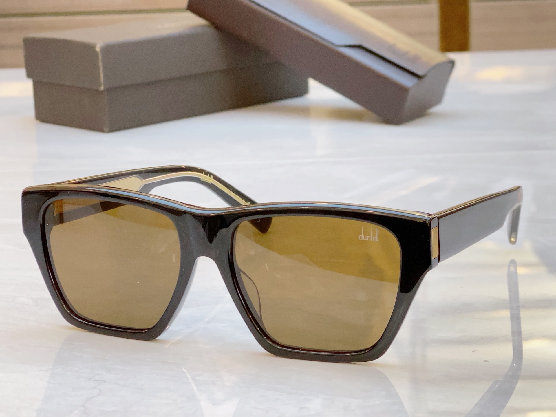 【DUNHIL*】登喜*路新款光学架，MODELDU0031S，SIZE56口17-145



