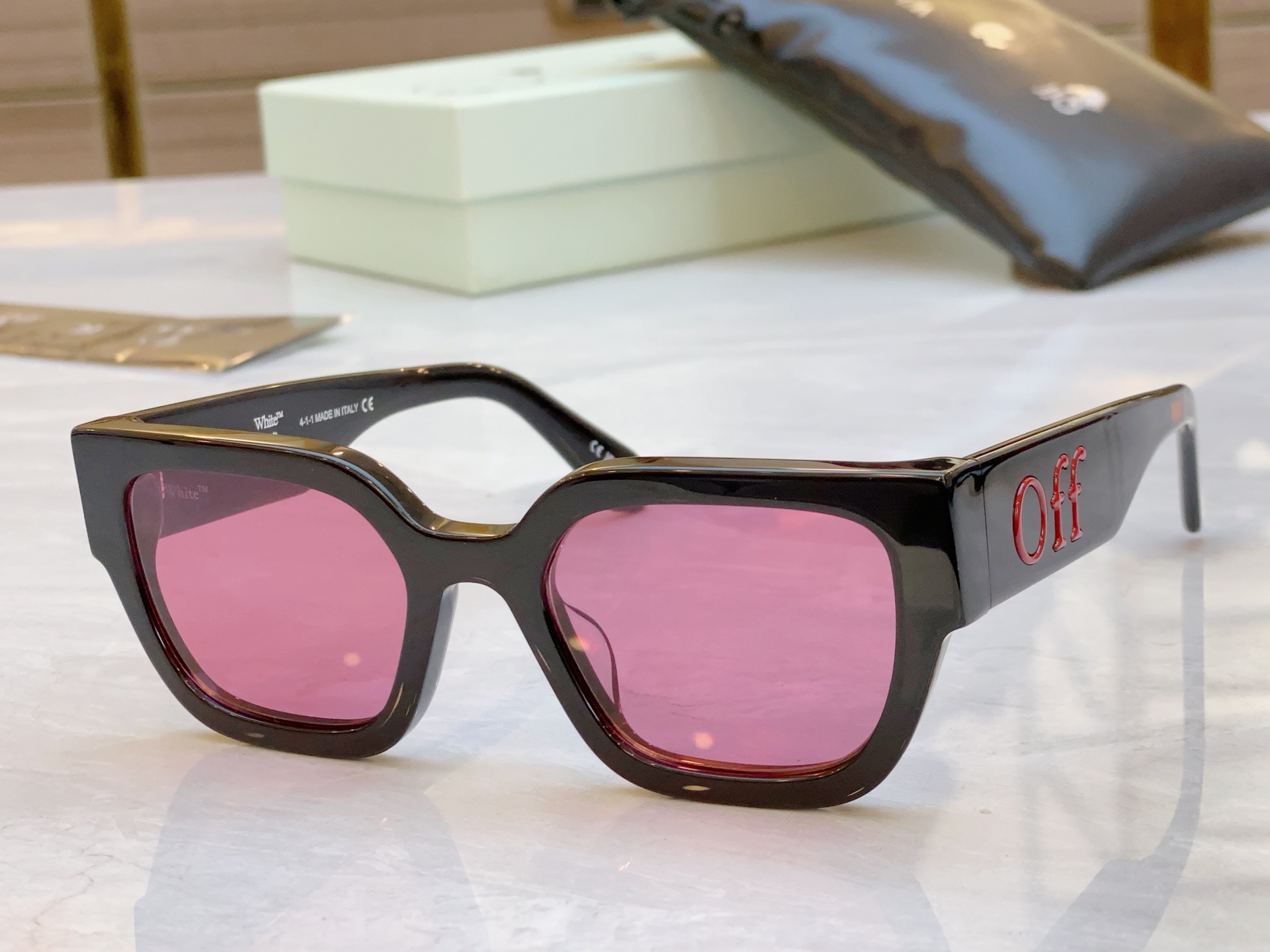 ，【OFF WHIT*】新款太阳镜🕶️，MODELOERJ085，SIZE 51口20-145



