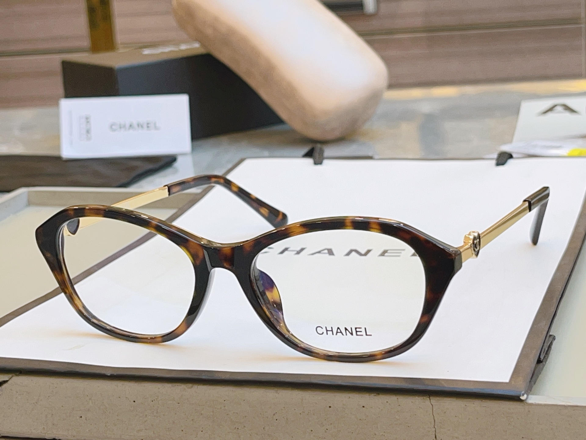 ，【CHANE*】香奈*儿新款光学架，MODEL：CH0819， SIZE53口17-145