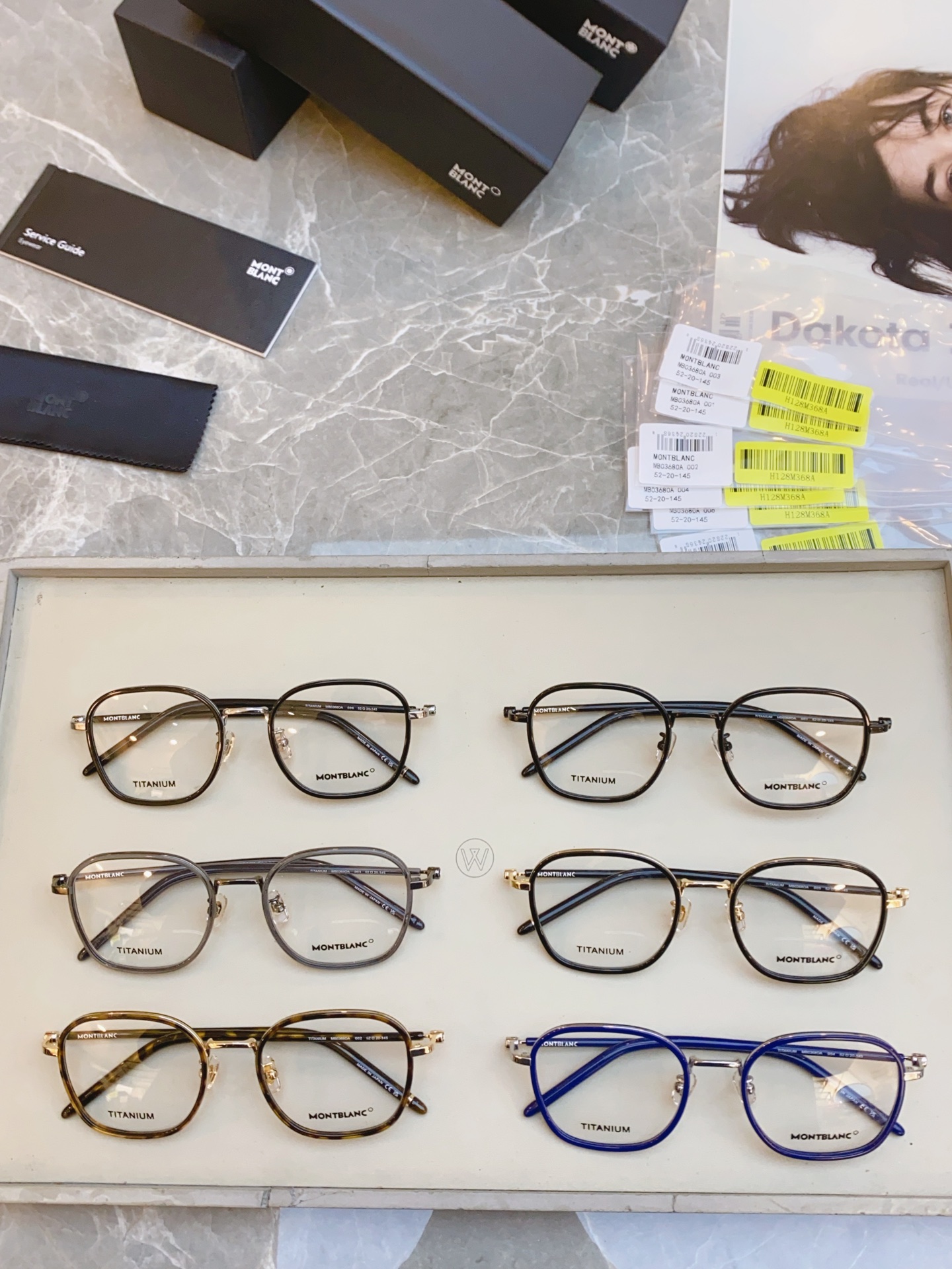 ，【MONT BLAN*】万宝*龙新款光学架🕶️。MODELMB0368O，SIZE 52口20-145