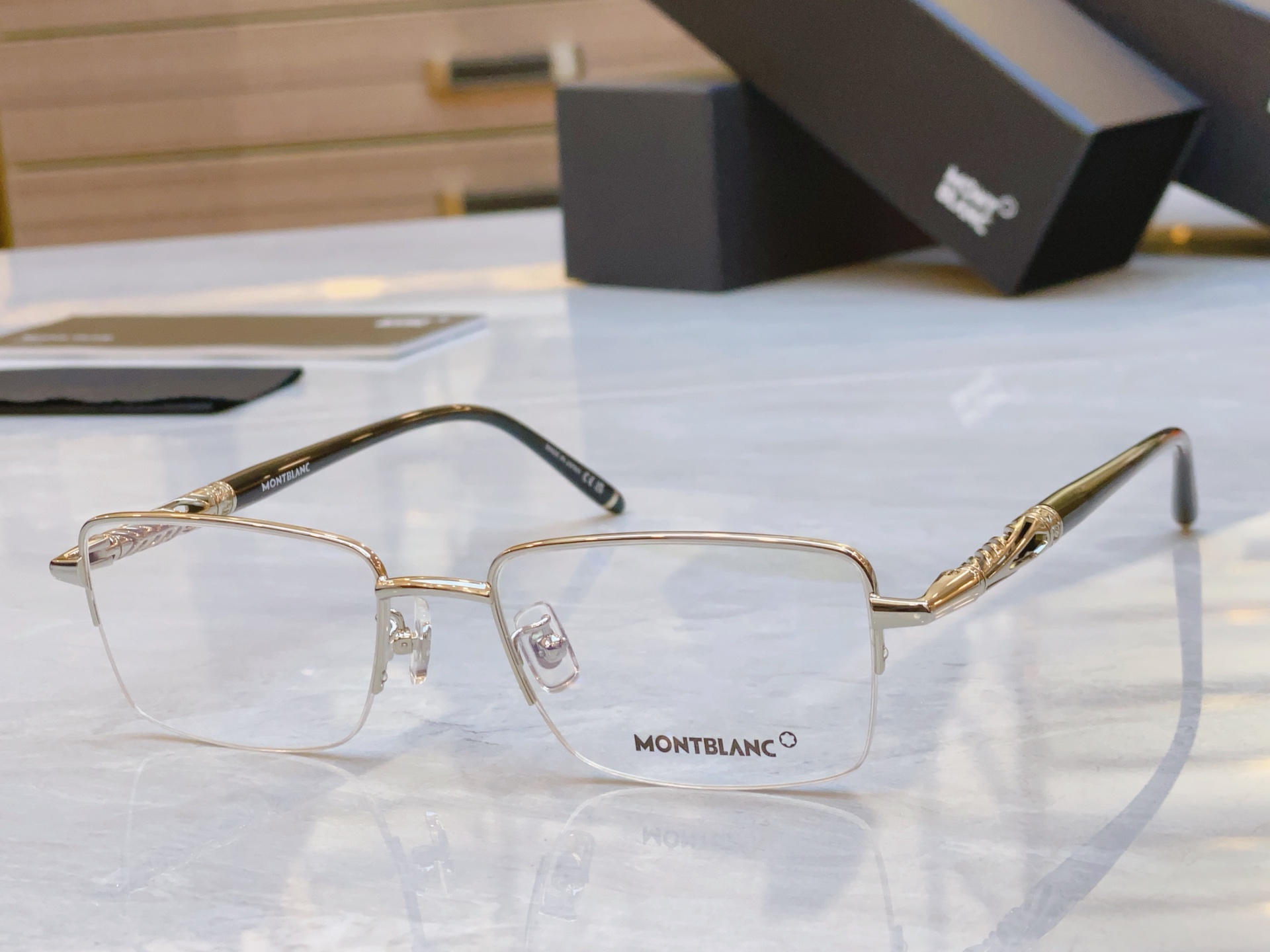 ，【MONT BLAN*】万宝*龙新款眼镜架🕶️。MODELMB03321O，SIZE 55口19-15