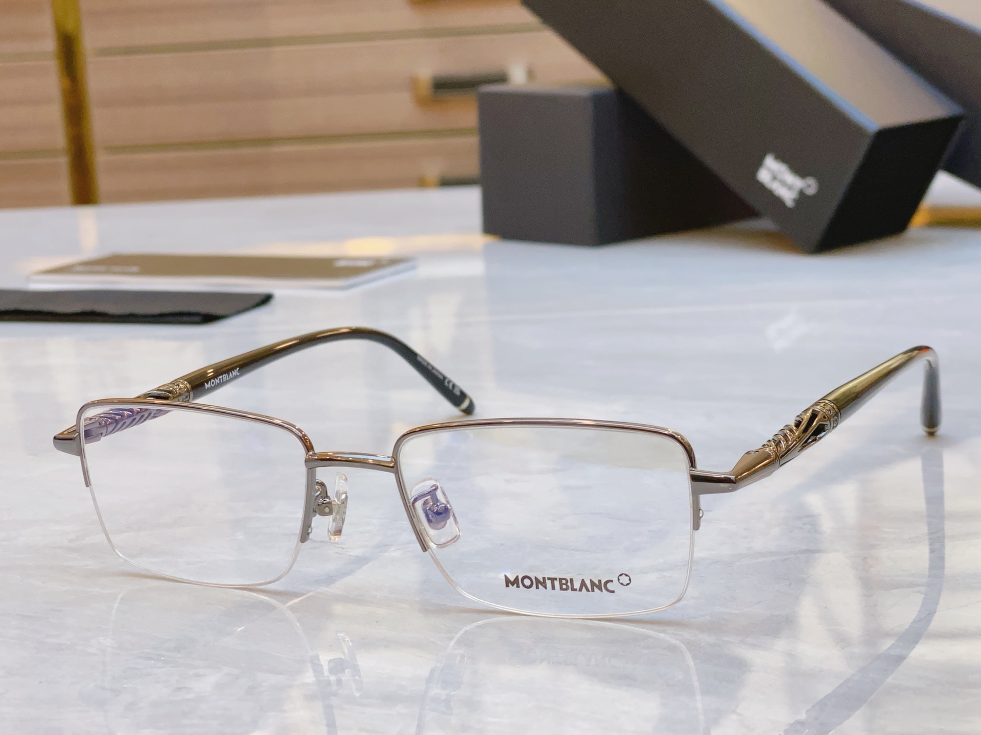 ，【MONT BLAN*】万宝*龙新款眼镜架🕶️。MODELMB03321O，SIZE 55口19-15