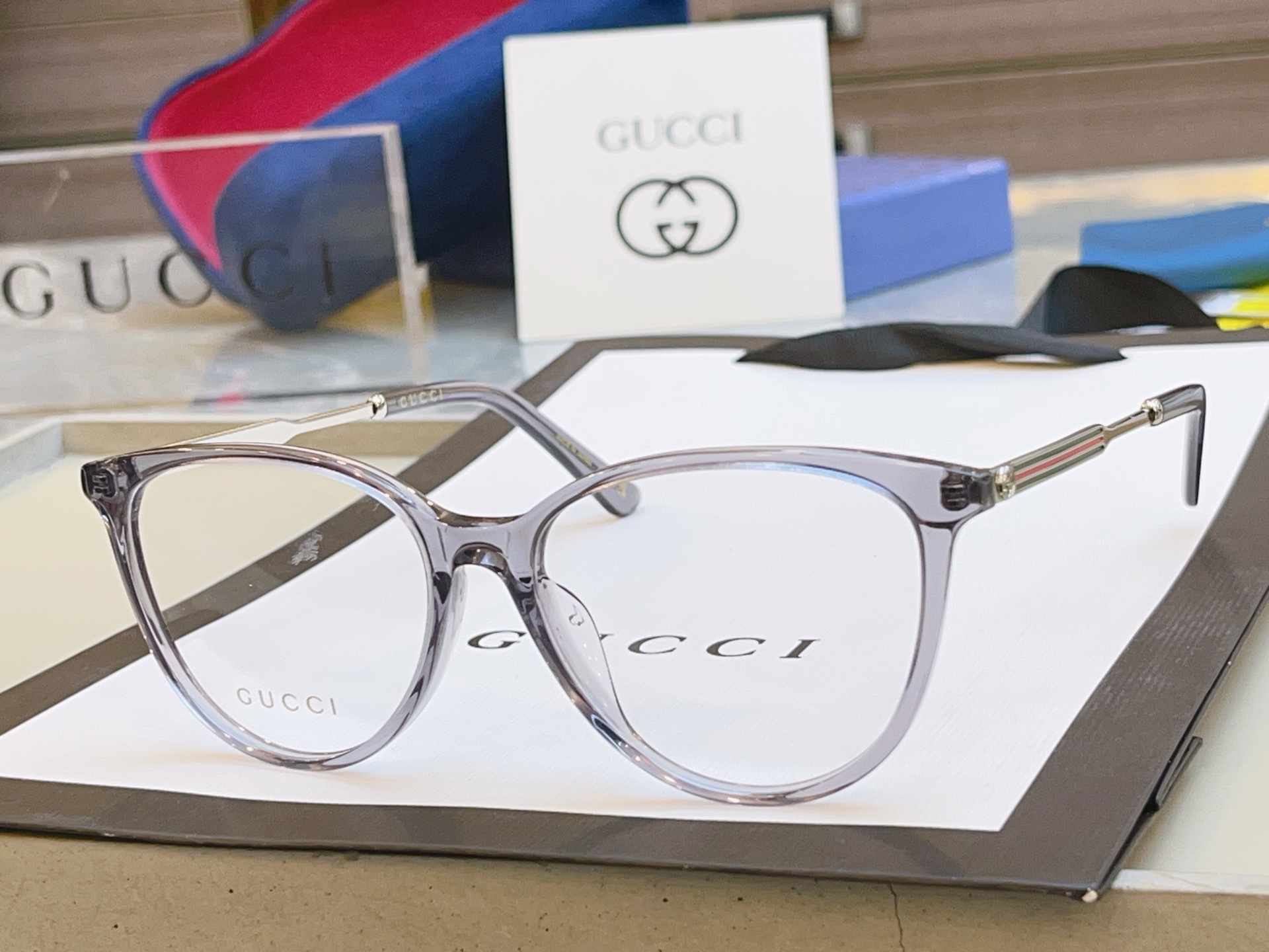 ，【GUCC*】古*驰新款眼镜架，GG1528OA，SIZE54口16-145 