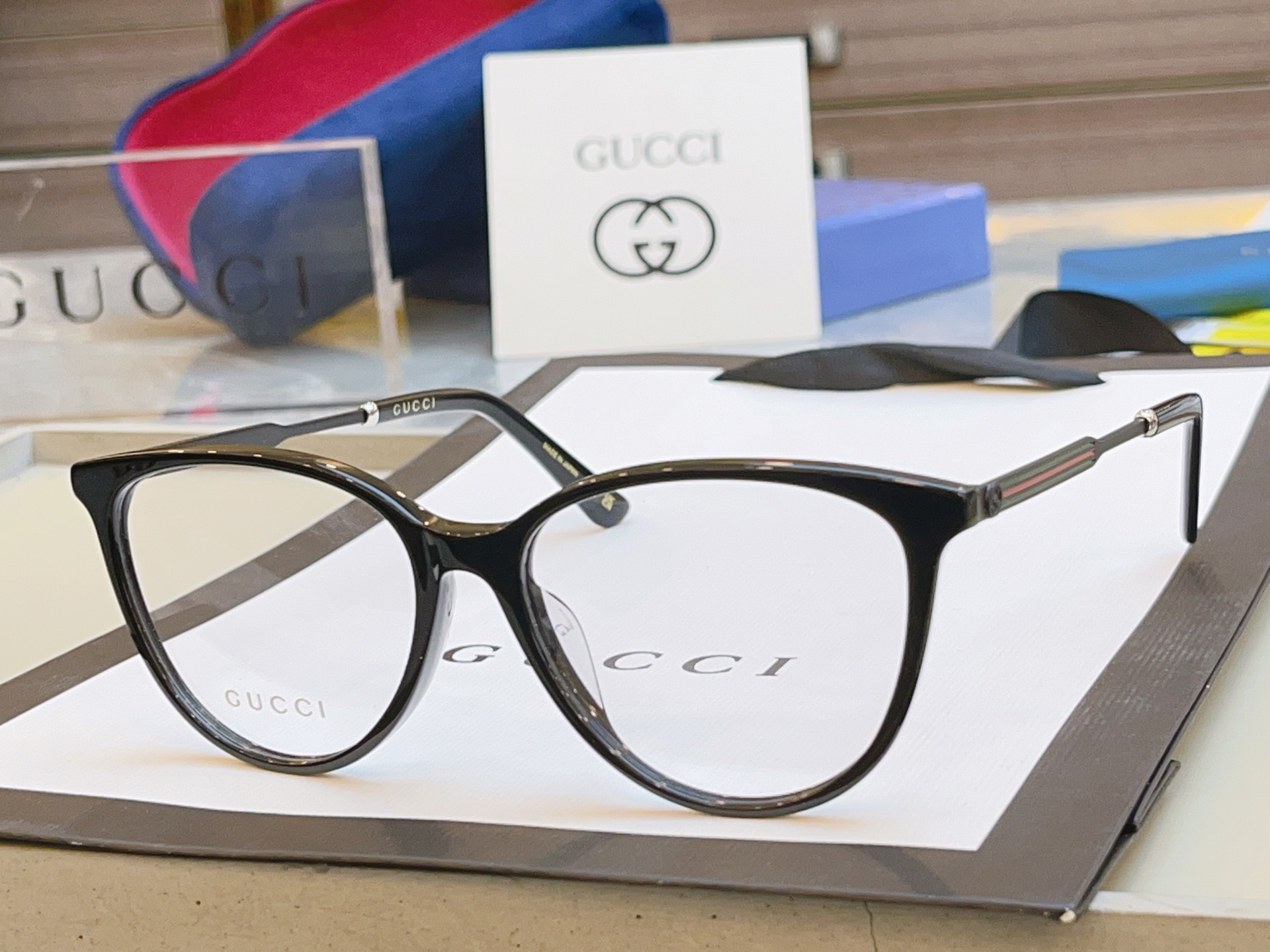 ，【GUCC*】古*驰新款眼镜架，GG1528OA，SIZE54口16-145 