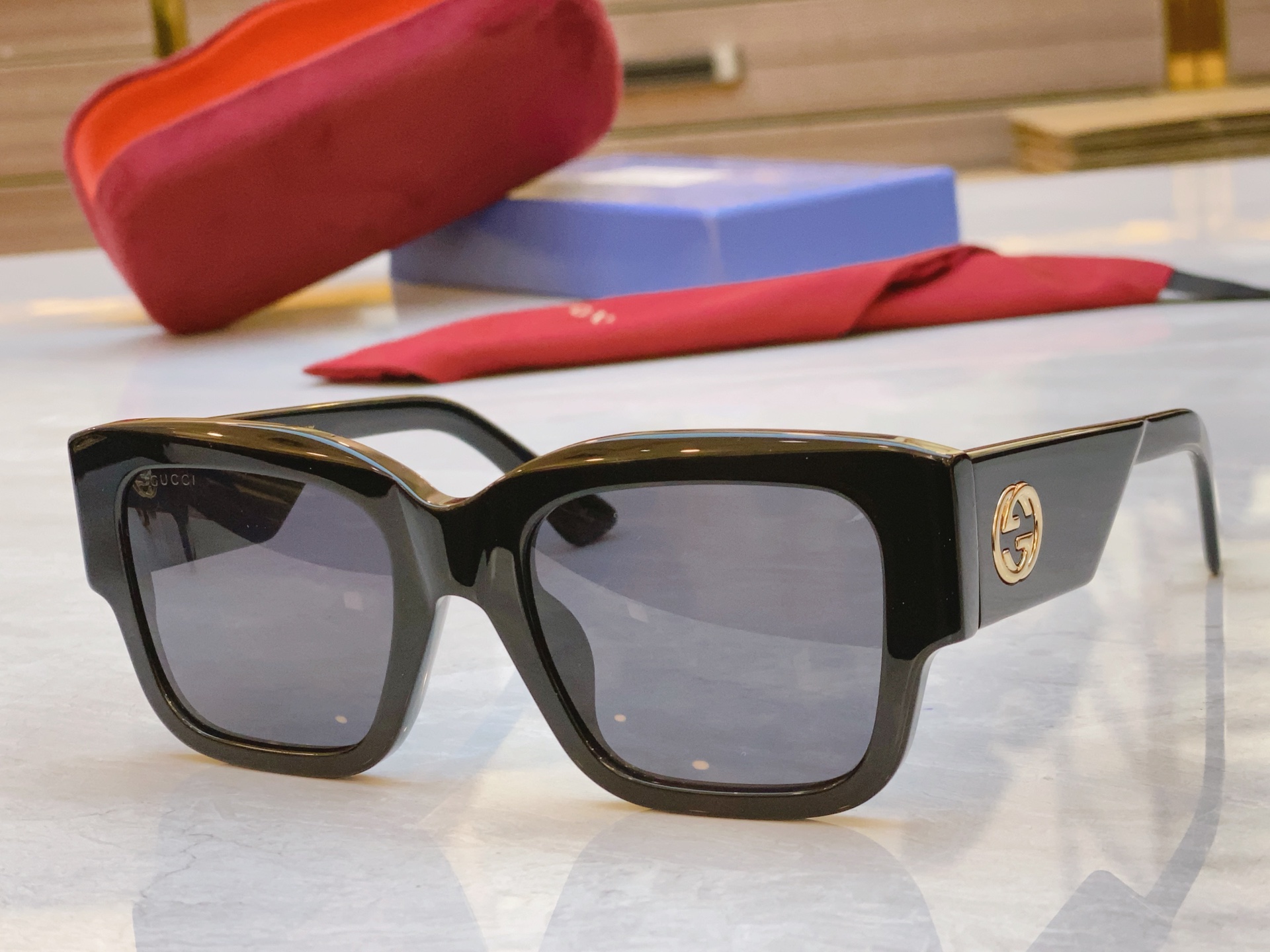 ，【GUCC*】古*驰新款太阳镜🕶️，MODEL：GG1663S，SIZE52口21-140