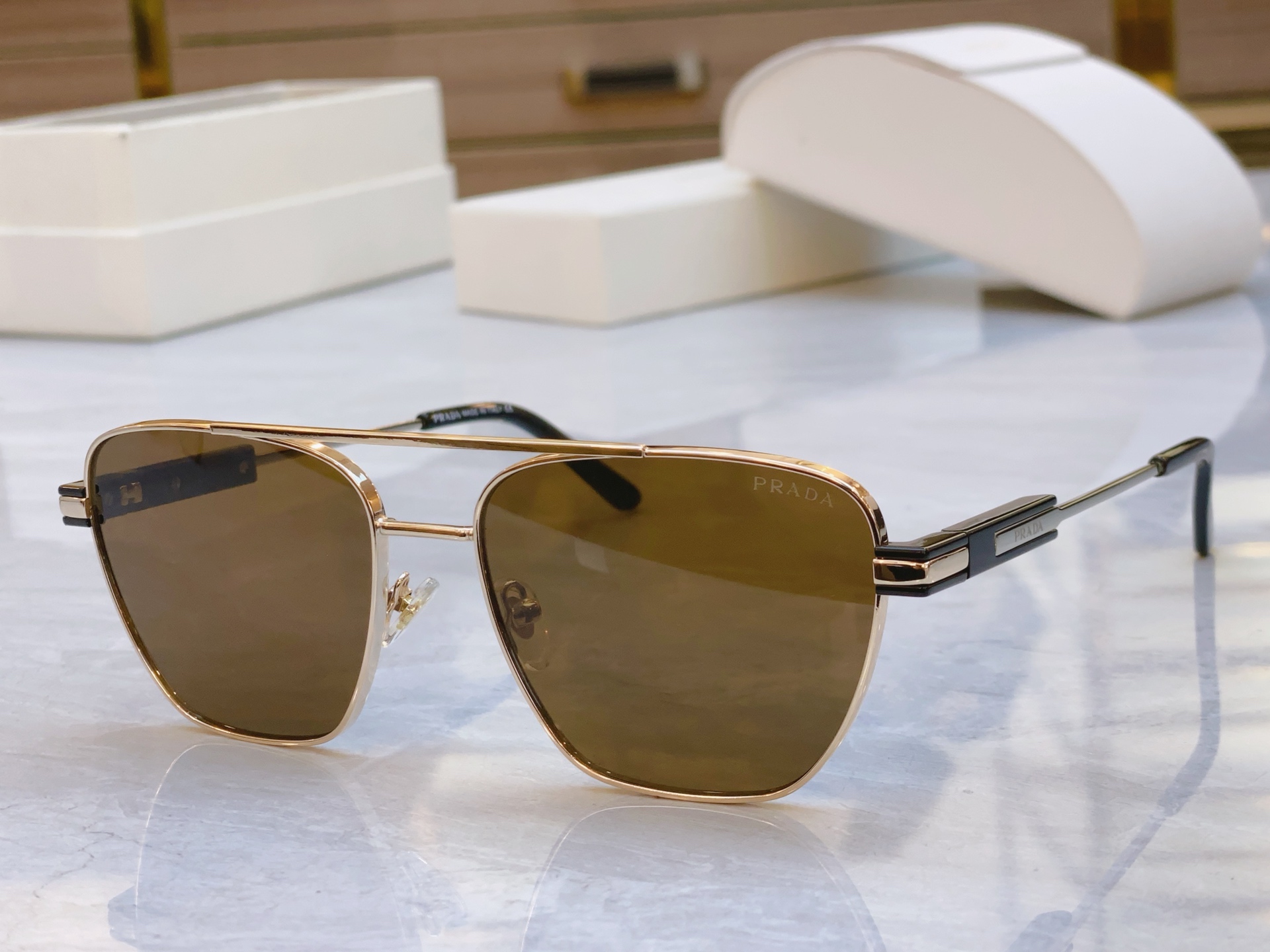 ，【PRAD*】普拉*达新款太阳镜，MODEL：PR A78-S，SIZE：58口17-145
