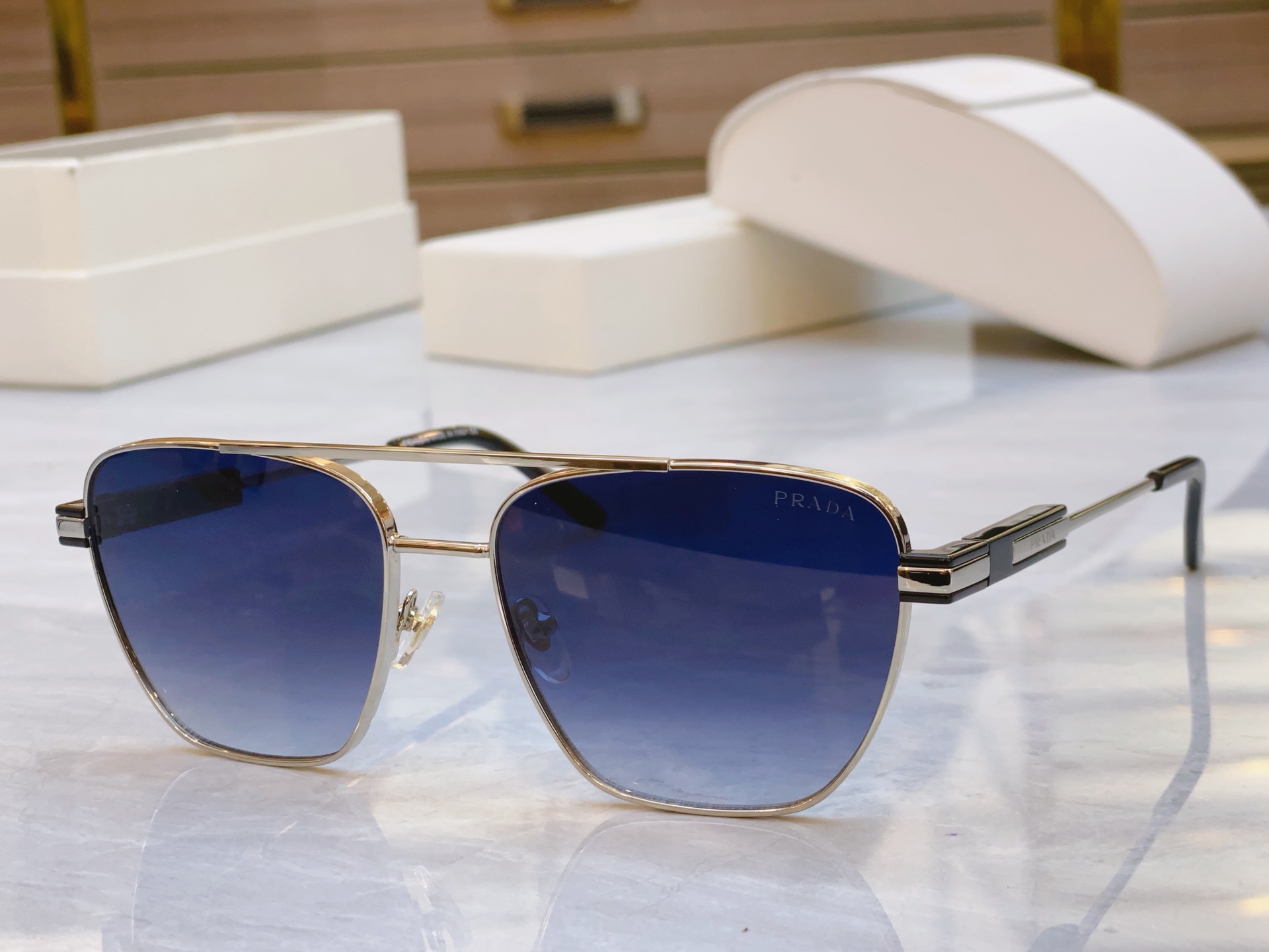 ，【PRAD*】普拉*达新款太阳镜，MODEL：PR A78-S，SIZE：58口17-145