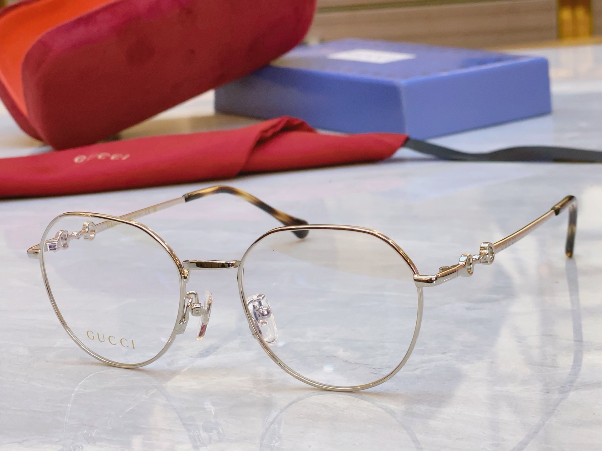 ，【GUCC*】古*驰新款光学架，GG1336OA ，SIZE52口19-140