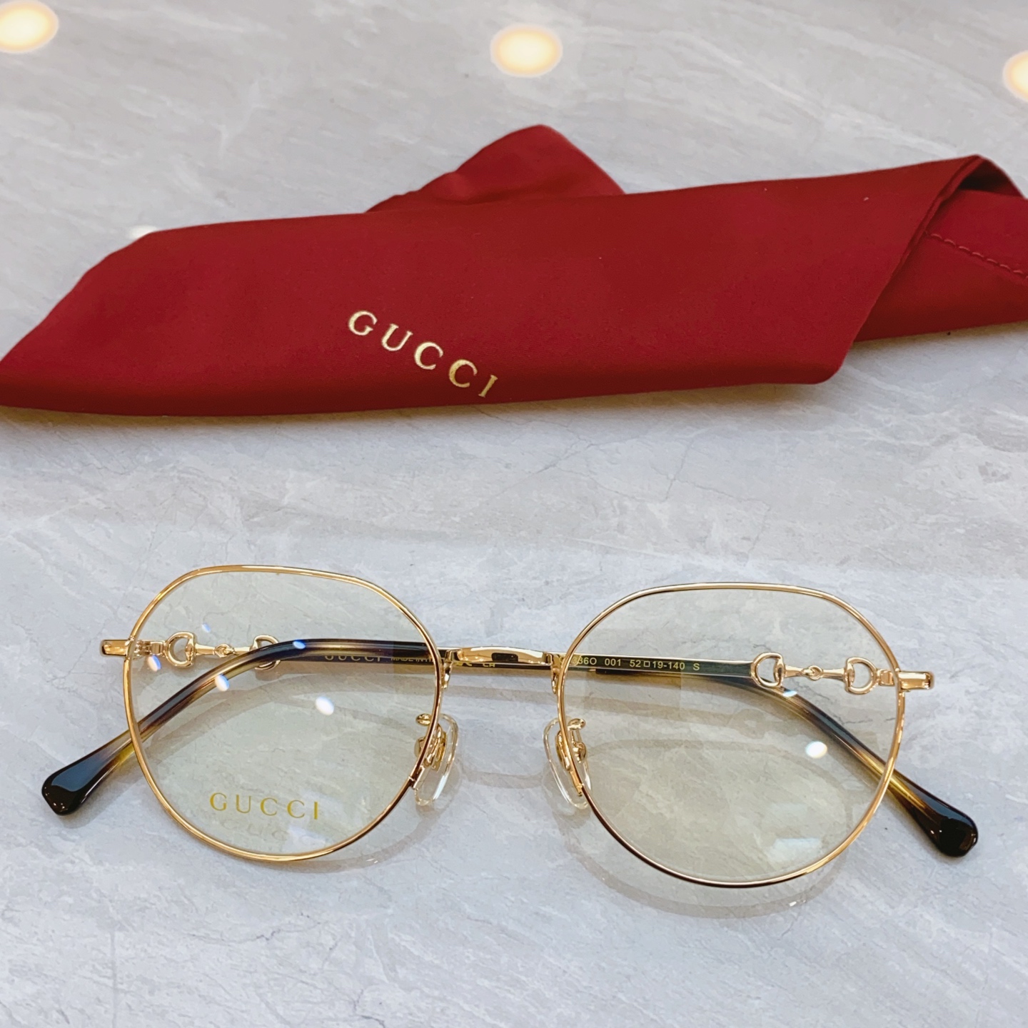 ，【GUCC*】古*驰新款光学架，GG1336OA ，SIZE52口19-140