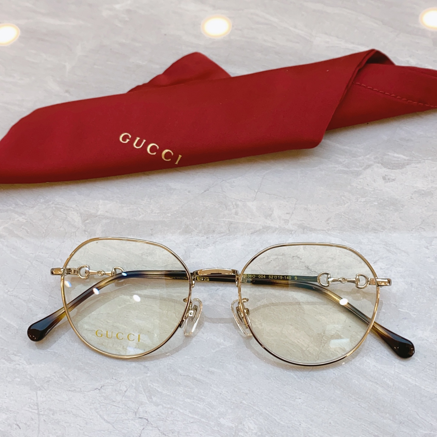 ，【GUCC*】古*驰新款光学架，GG1336OA ，SIZE52口19-140