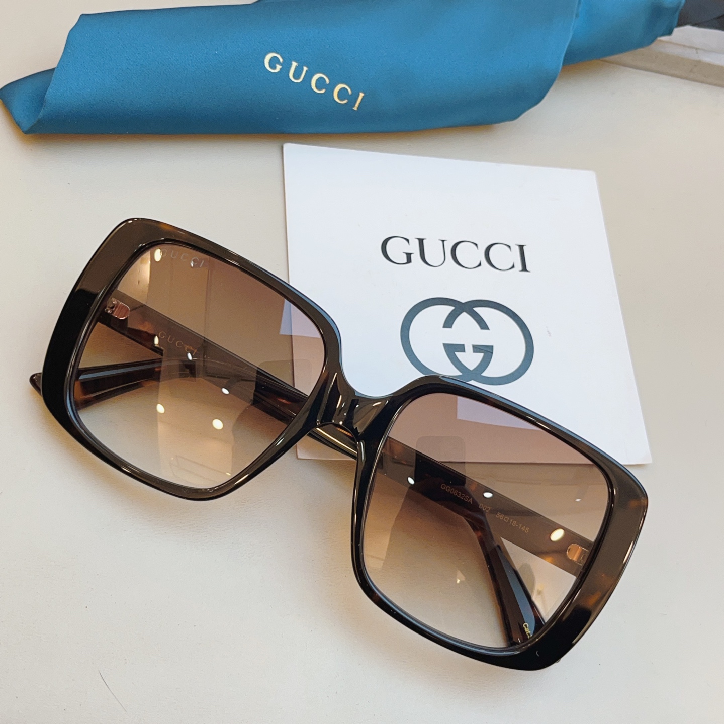 ，【GUCC*】古*驰新款太阳镜🕶️，GG0632SA，SIZE56口18-145 