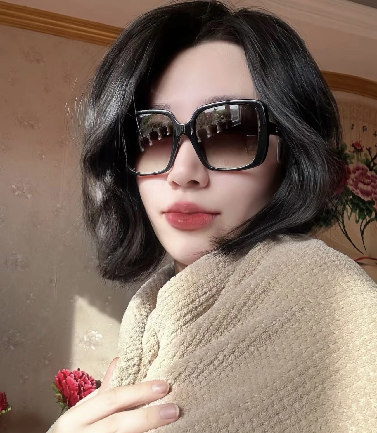 ，【GUCC*】古*驰新款太阳镜🕶️，GG0632SA，SIZE56口18-145 
