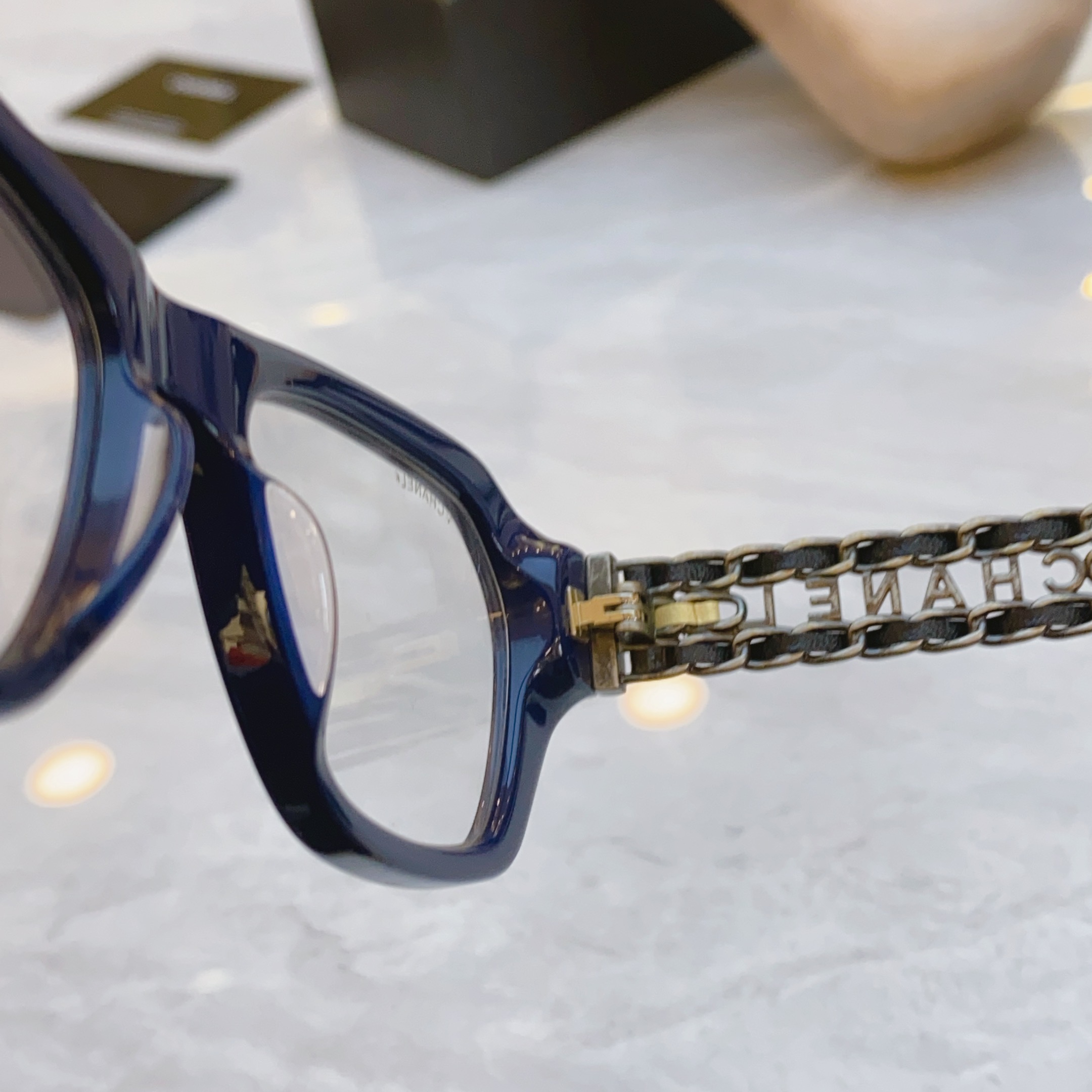 ，【CHANE*】香奈*儿新款眼镜架，MODEL：CH5537，SIZE：55口18-145