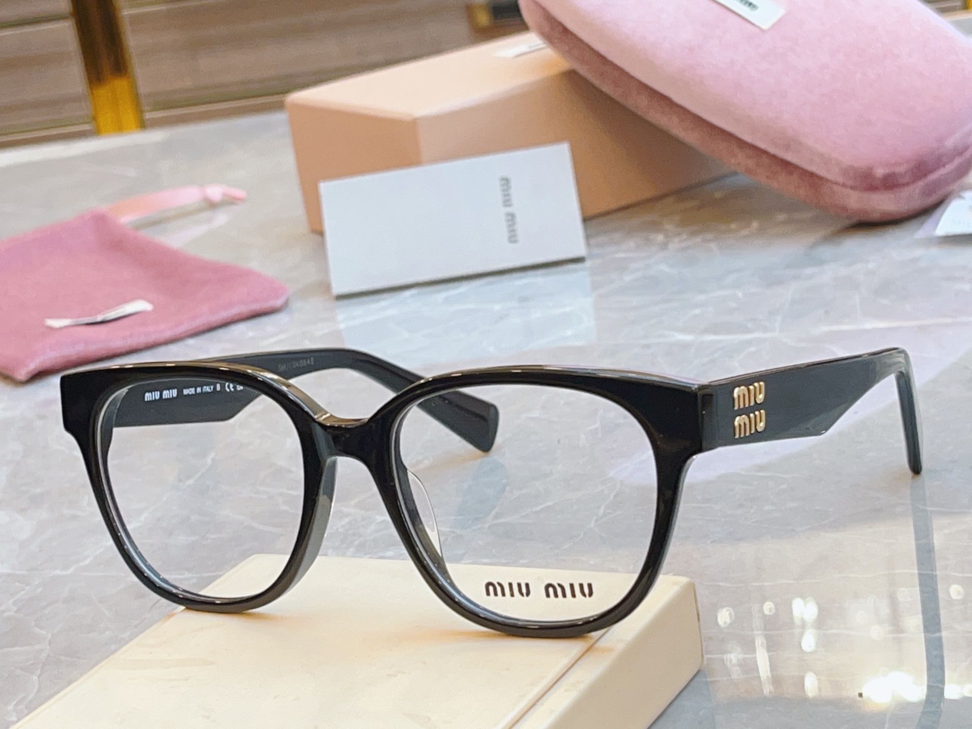 ，【MIU MI*】缪缪新款眼镜架，
MODELVMU 02V，SIZE：54口19-140