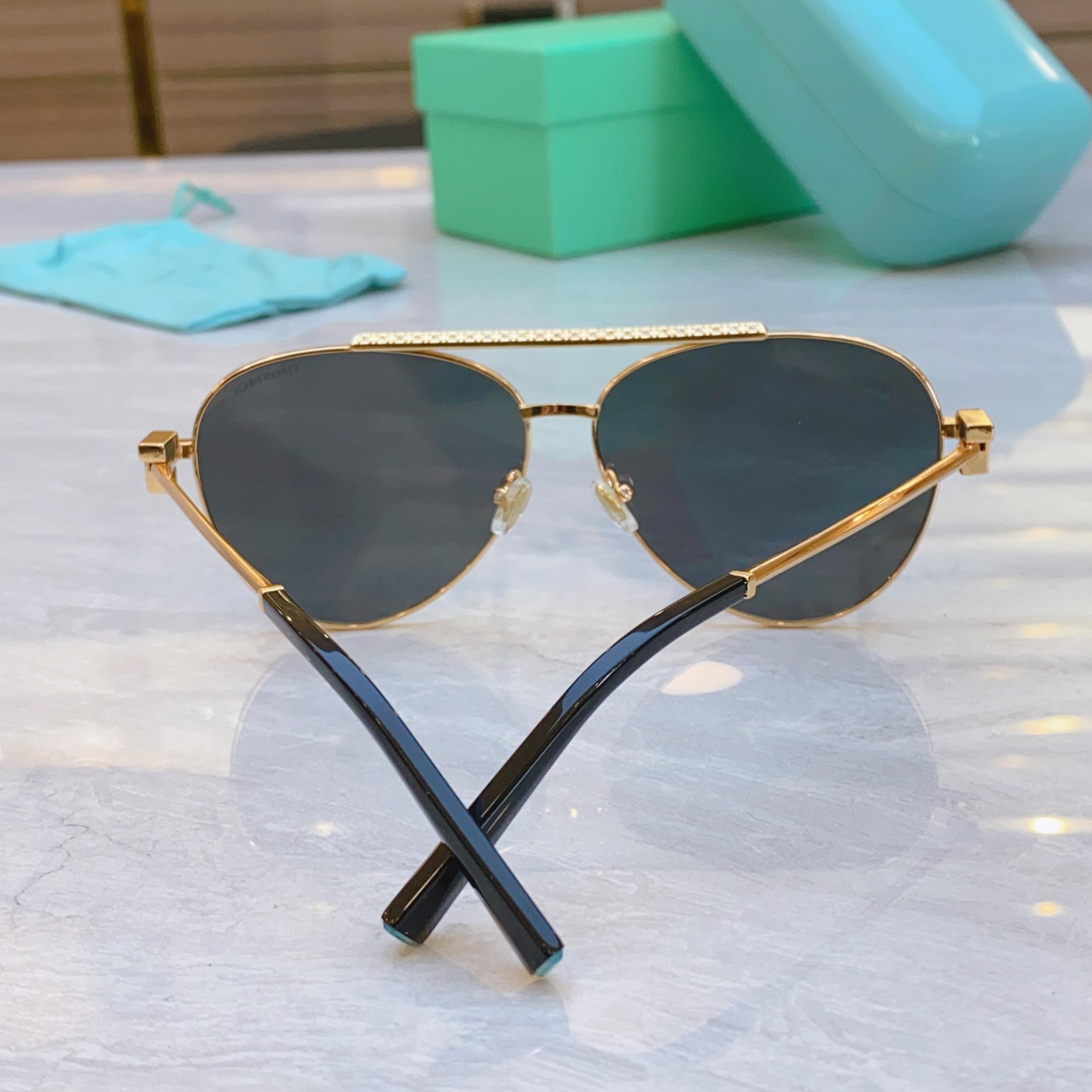 ，【Tiffany & Co.】蒂芙*尼新款太阳镜🕶️，Mod：TF5019，Size：61口12-14