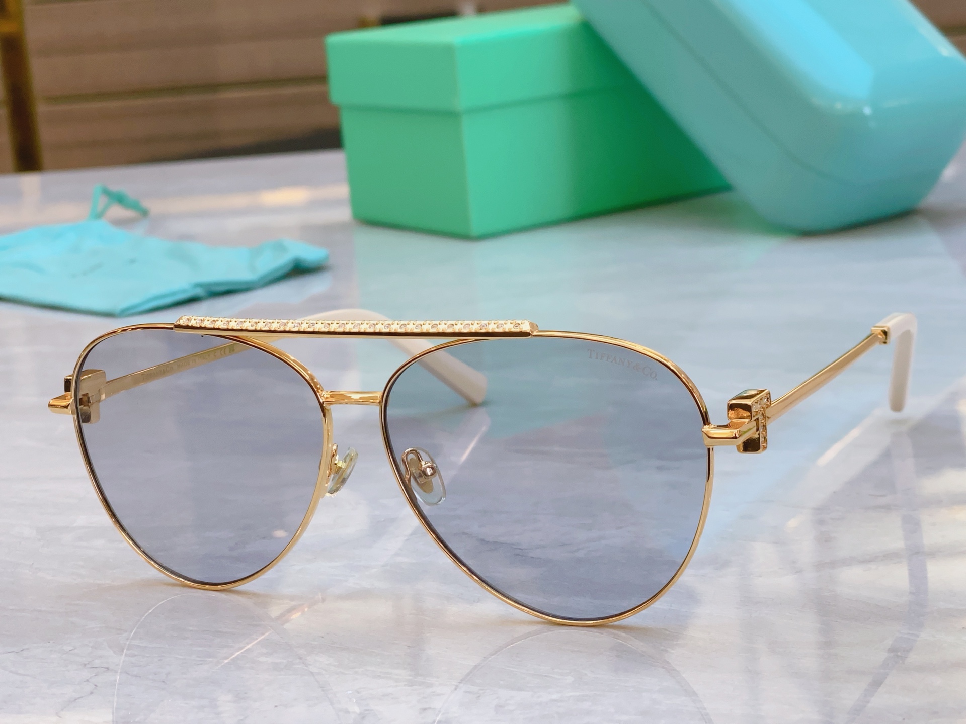 ，【Tiffany & Co.】蒂芙*尼新款太阳镜🕶️，Mod：TF5019，Size：61口12-14