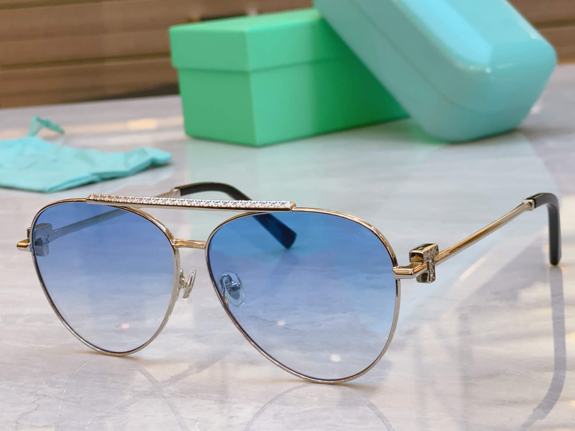 ，【Tiffany & Co.】蒂芙*尼新款太阳镜🕶️，Mod：TF5019，Size：61口12-14