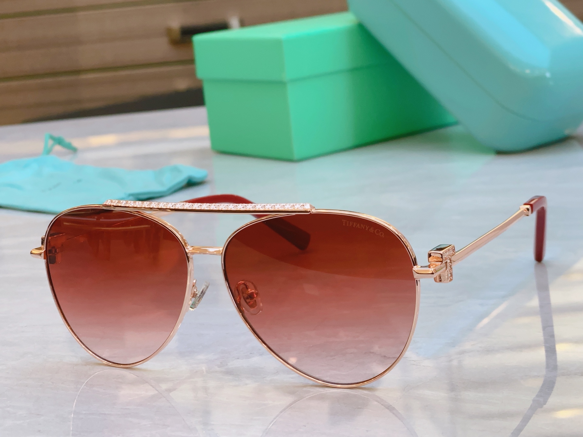 ，【Tiffany & Co.】蒂芙*尼新款太阳镜🕶️，Mod：TF5019，Size：61口12-14