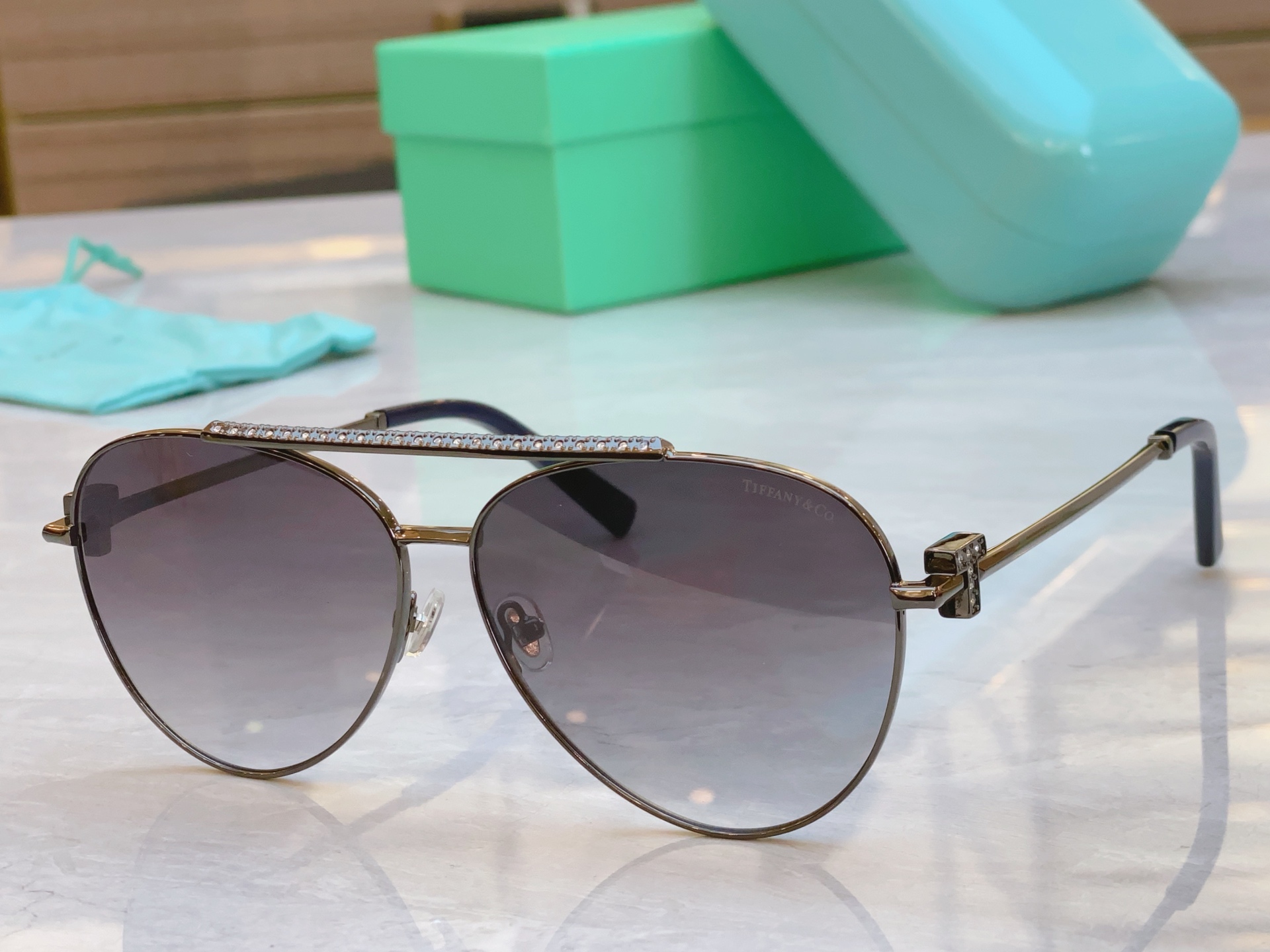 ，【Tiffany & Co.】蒂芙*尼新款太阳镜🕶️，Mod：TF5019，Size：61口12-14