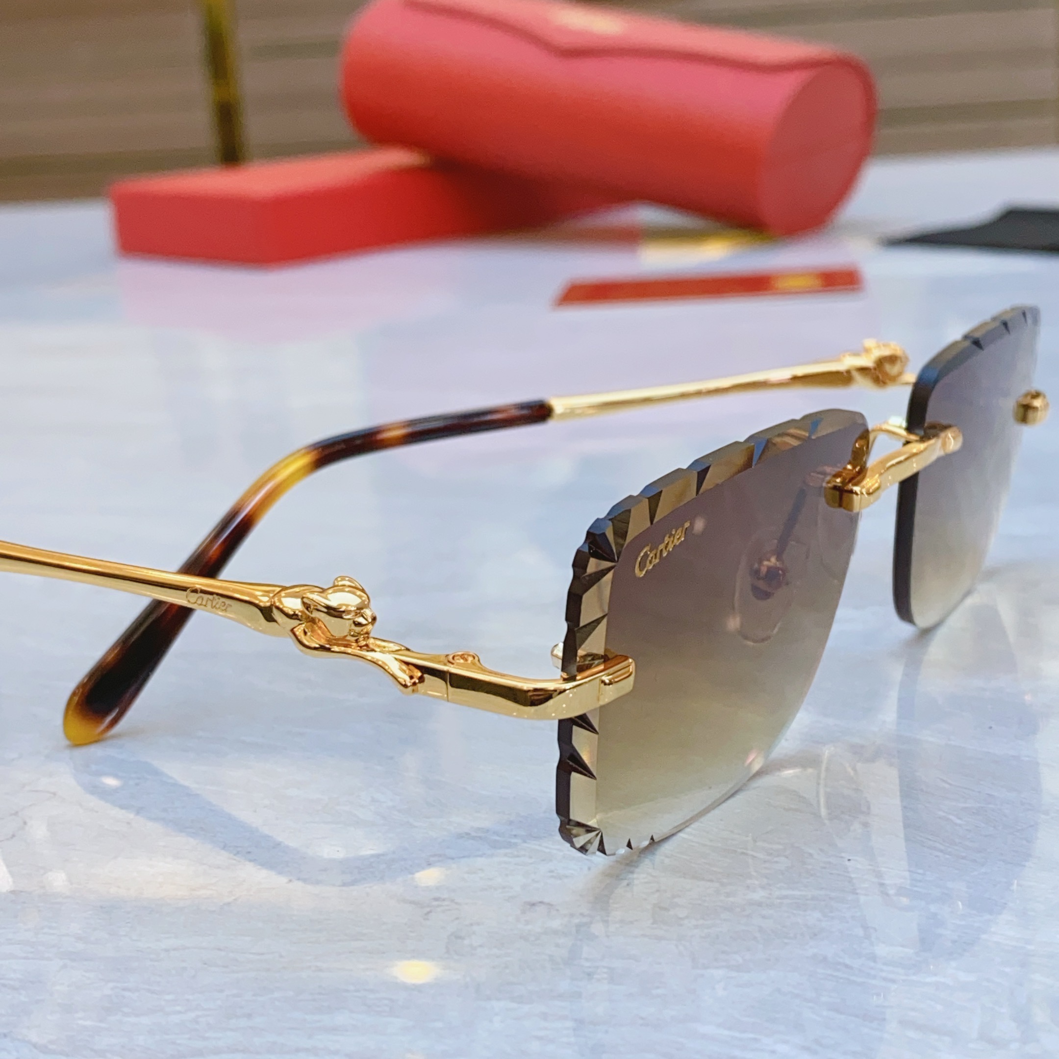 ，【CARTIE*】卡地*亚新款太阳镜，CT0281O，size 58口17-135