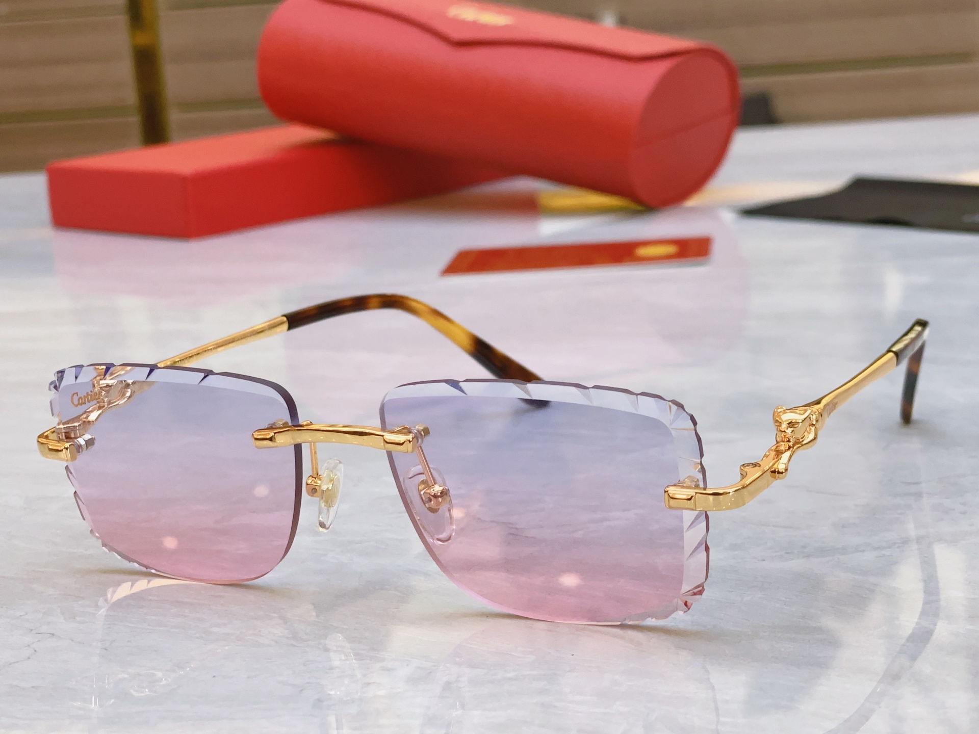 ，【CARTIE*】卡地*亚新款太阳镜，CT0281O，size 58口17-135