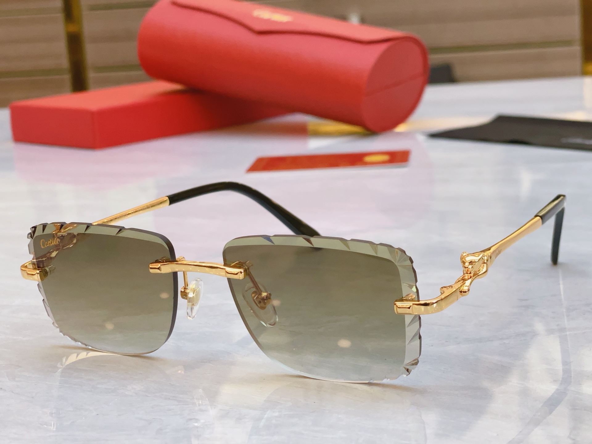 ，【CARTIE*】卡地*亚新款太阳镜，CT0281O，size 58口17-135