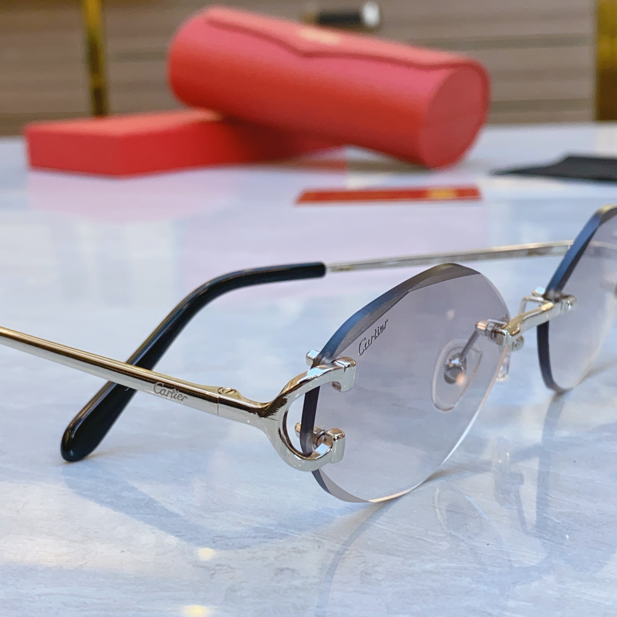 ，【CARTIE*】卡地*亚新款太阳镜，CT0092O，size 58口17-135