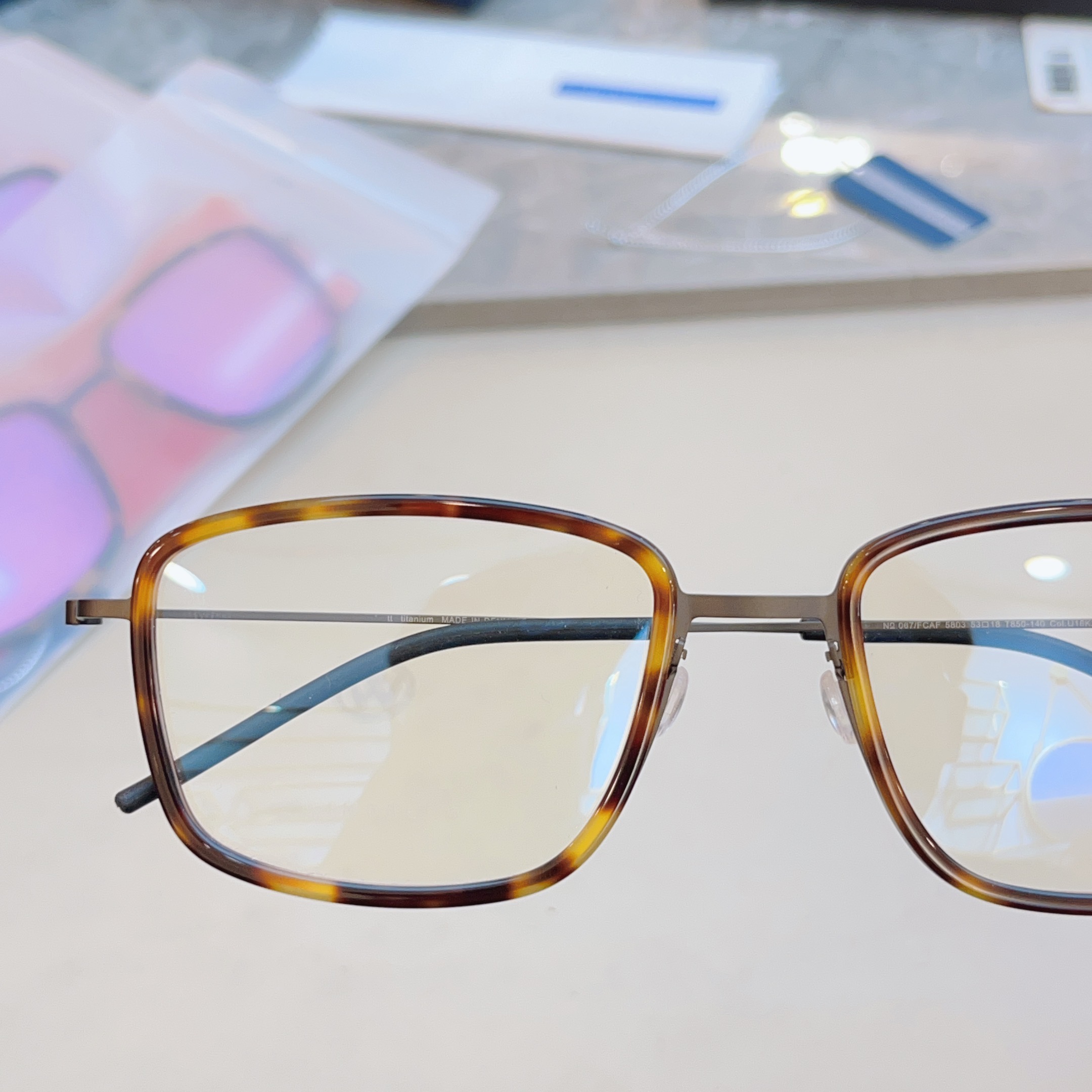 ，【LINDBER*】林德*伯格新款光学架，MODEL：5803，SIZE：53口18-140 高版本