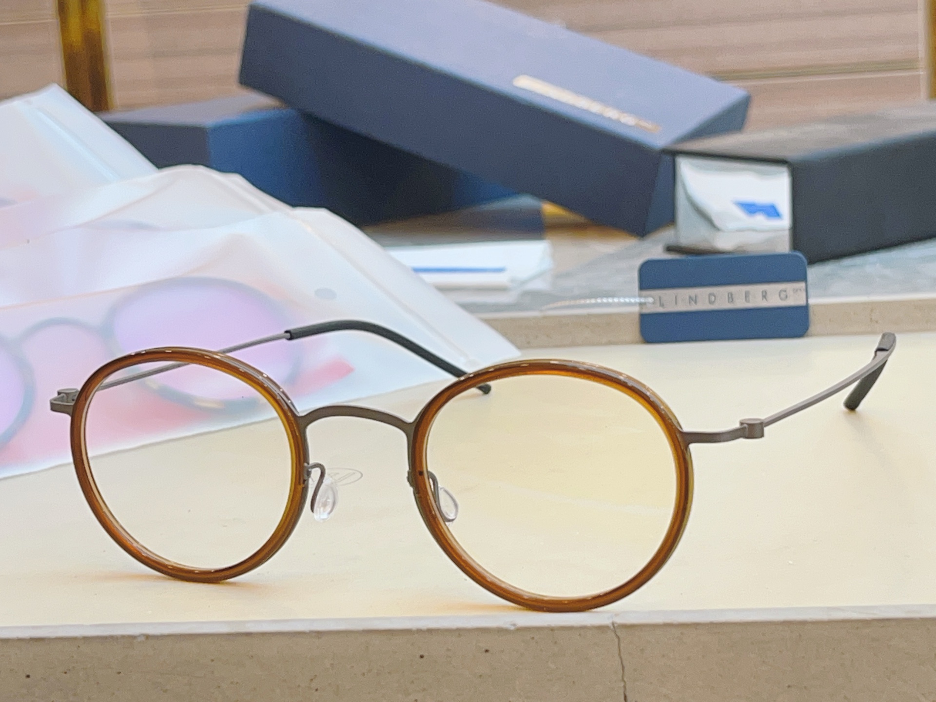 ，【LINDBER*】林德*伯格新款光学架，MODEL：5805，SIZE：46口25-145 高版本