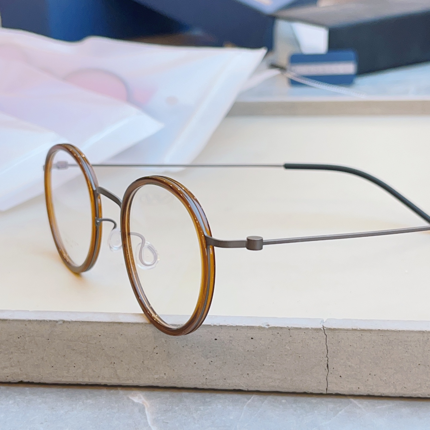 ，【LINDBER*】林德*伯格新款光学架，MODEL：5805，SIZE：46口25-145 高版本