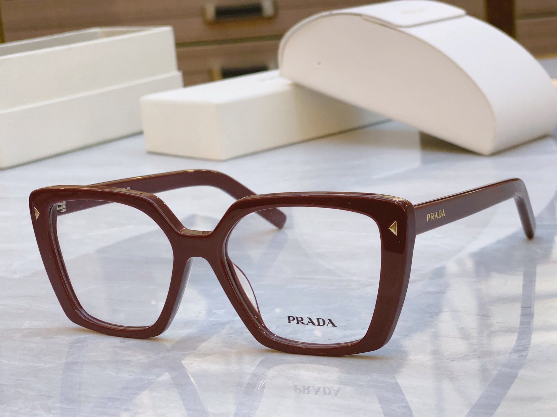 ，【PRAD*】普拉*达新款眼镜架，MODEL：PR 16ZV，SIZE：53口18-145