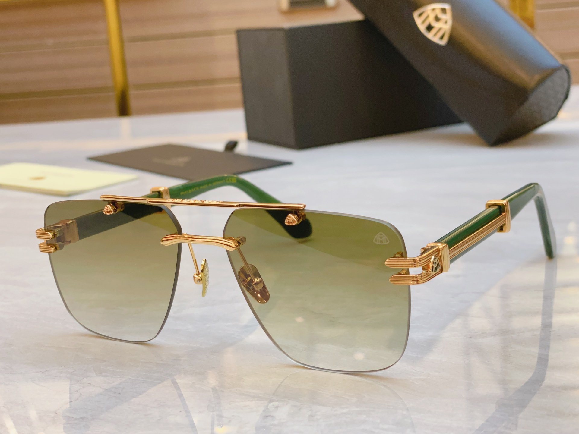 ，【MAYBAC*】迈巴*赫新款太阳镜🕶️🕶️，MODEL LP/F/M-BO /E - Z102，SI