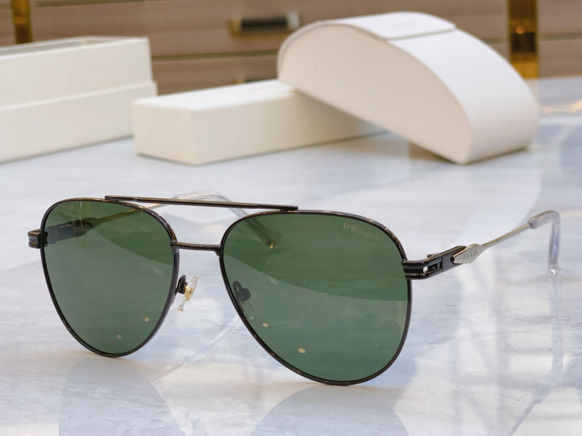 ，【PRAD*】普拉*达新款太阳镜🕶️，MODEL：PR A88-S，SIZE：59口15-145