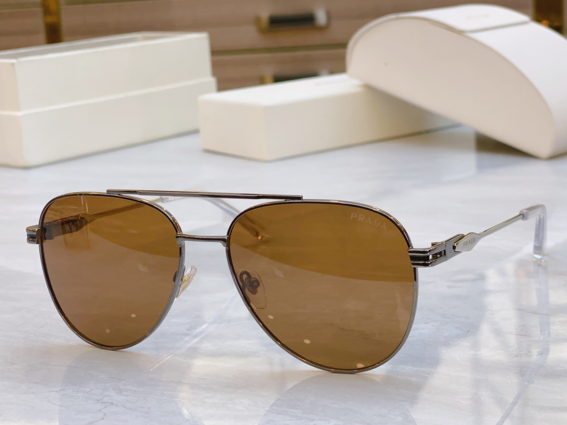 ，【PRAD*】普拉*达新款太阳镜🕶️，MODEL：PR A88-S，SIZE：59口15-145