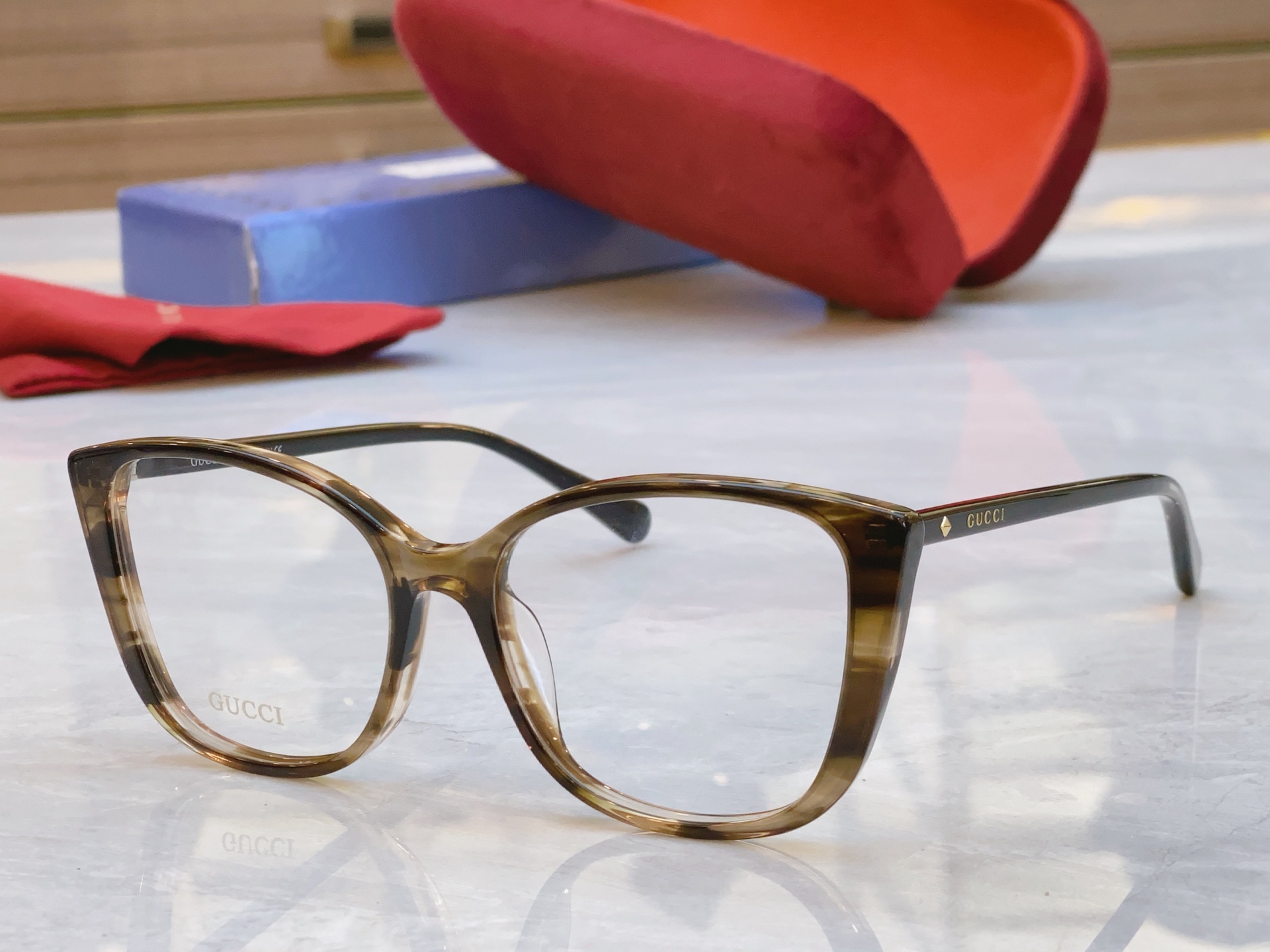 ，【GUCC*】古*驰新款光学架，MODEL：GG0026O，SIZE：54口18-145