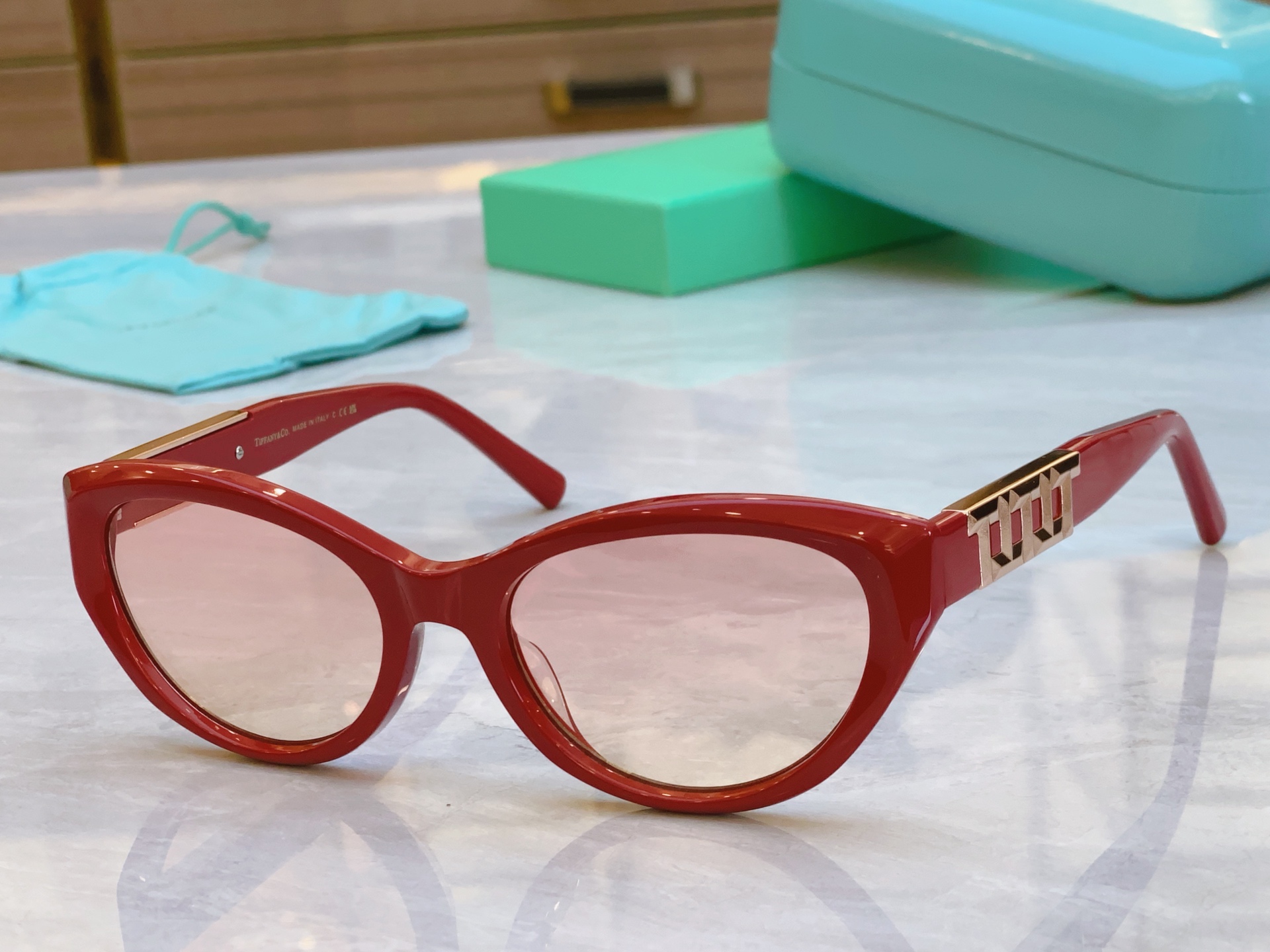 ，【Tiffany & Co.】蒂芙*尼新款太阳镜🕶️，Mod：TF5015，Size：56口19-14