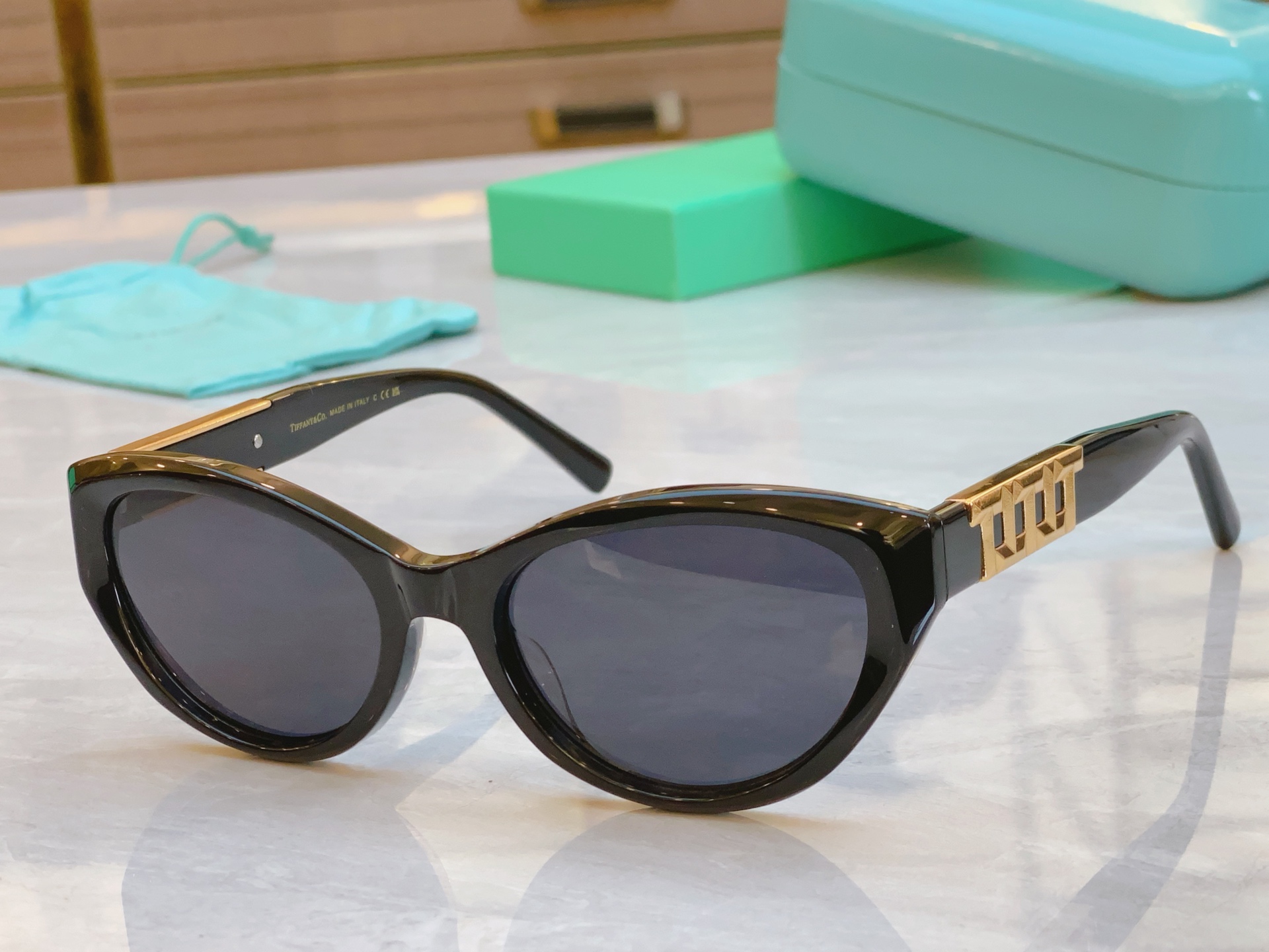 ，【Tiffany & Co.】蒂芙*尼新款太阳镜🕶️，Mod：TF5015，Size：56口19-14