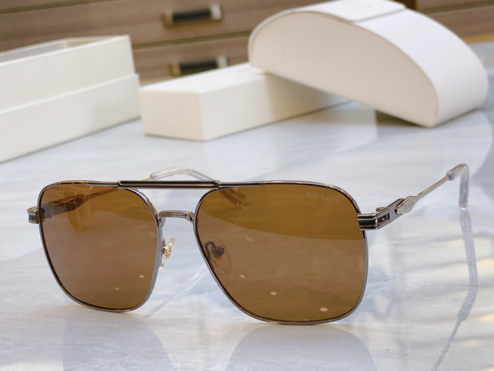 ，【PRAD*】普拉*达新款太阳镜🕶️，MODEL：PR A92-S，SIZE：60口15-145