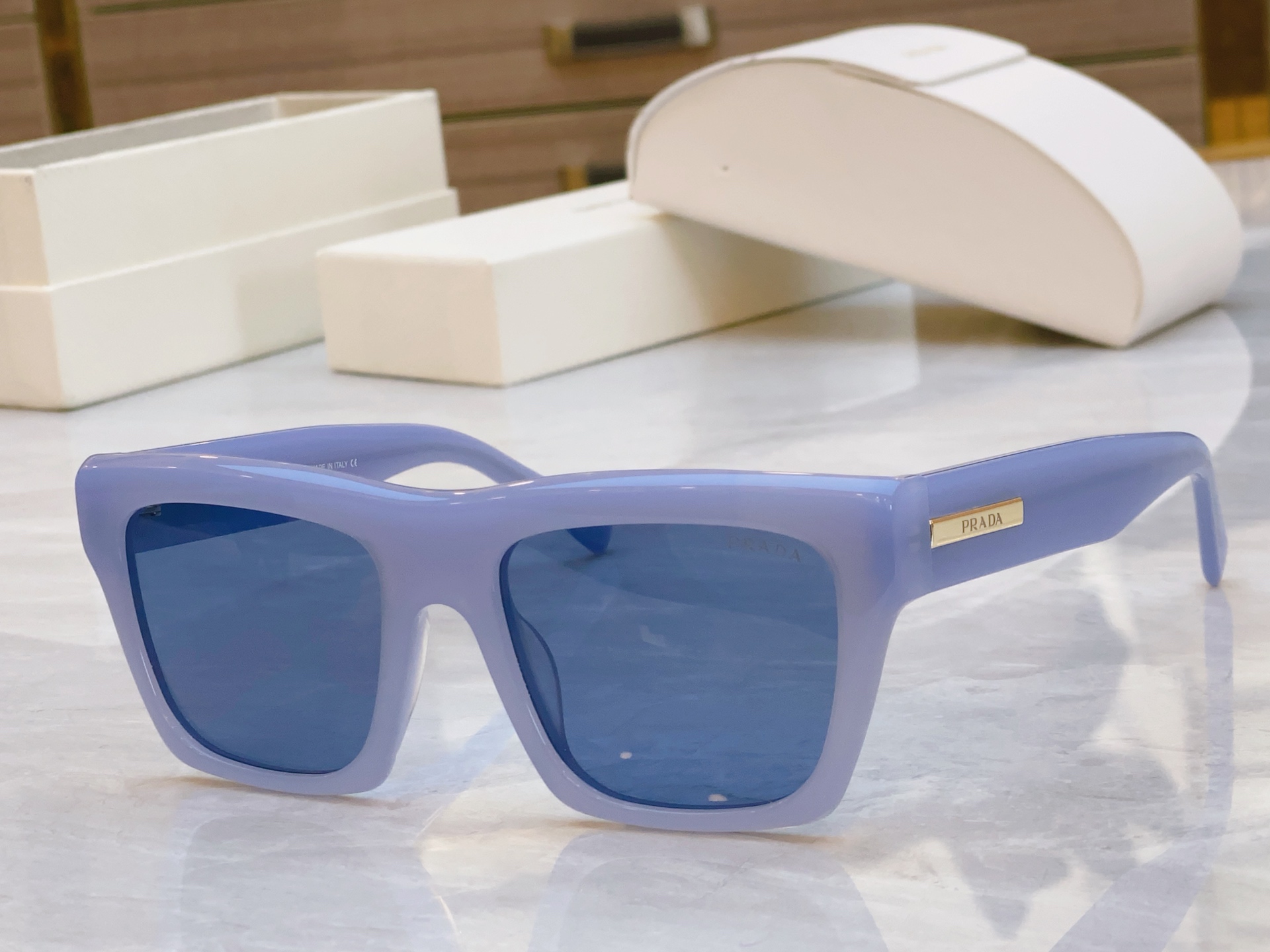 ，【PRAD*】普拉*达新款太阳镜🕶️，MODEL：PR S1008，SIZE：55口20-142